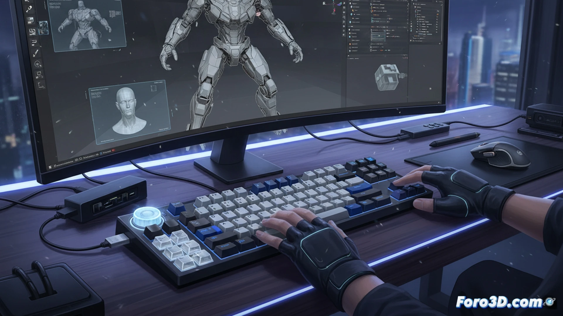 Keychron V1 Max teclado mecánico inalámbrico para modelado 3D con conectividad 2.4GHz y personalización QMK VIA