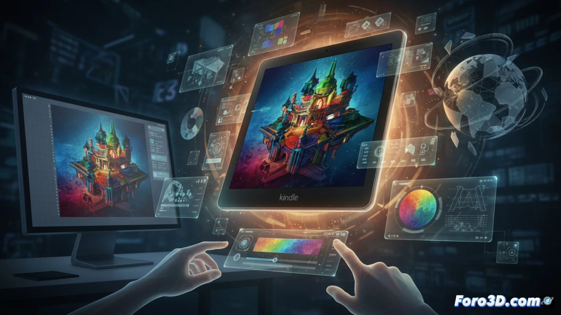 Kindle Colorsoft con pantalla a color y LEDs de nitruro para visualización 3D