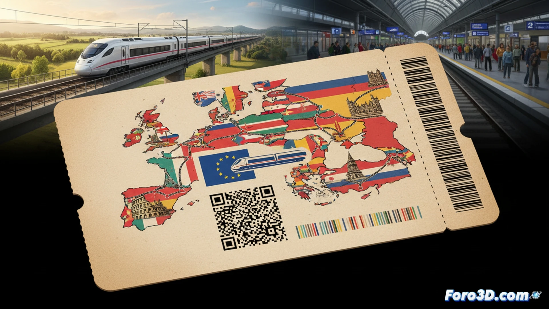 LUE lance un billet unique pour les trains transfrontaliers