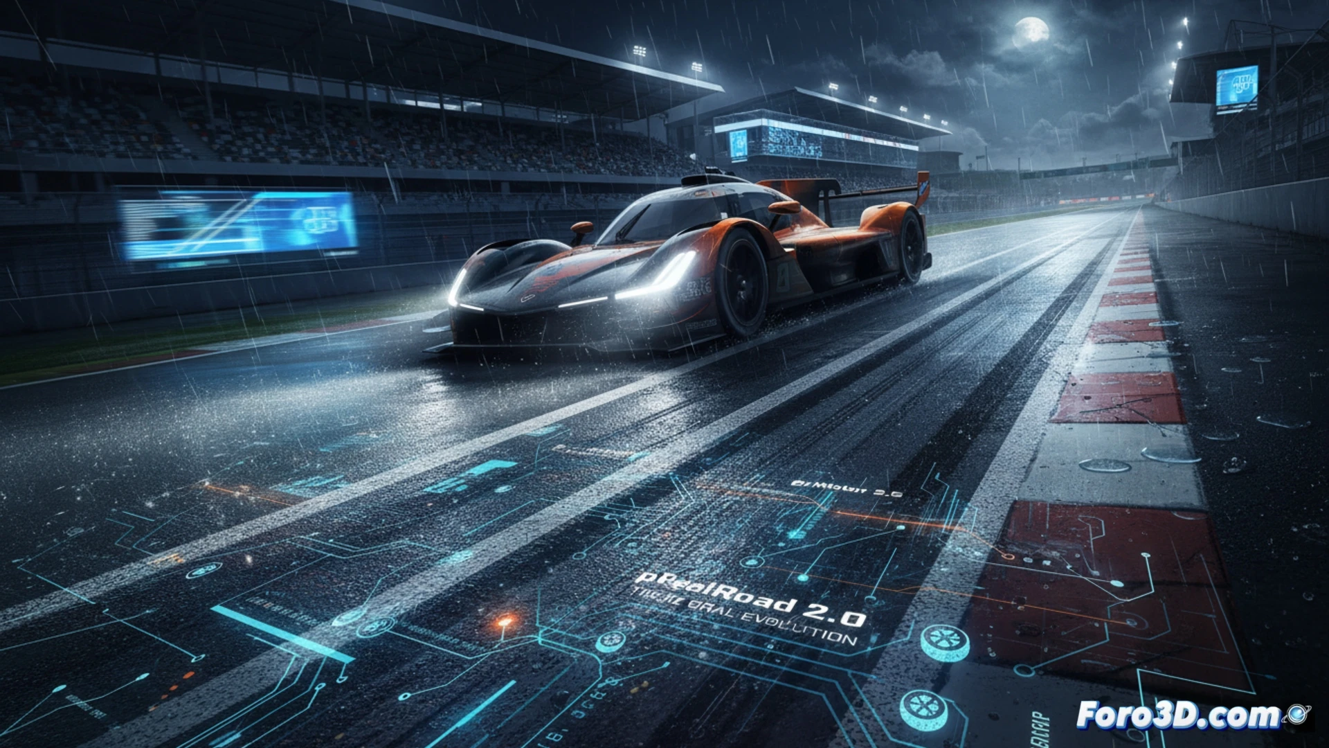 Simulación de asfalto dinámico en Le Mans Ultimate con pMotor 2.5 y RealRoad 2.0 para carreras de resistencia