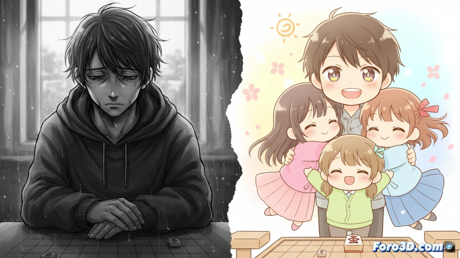 Sangatsu no Lion, contraste entre realismo psicológico detallado y trazo simplificado adorable en animación
