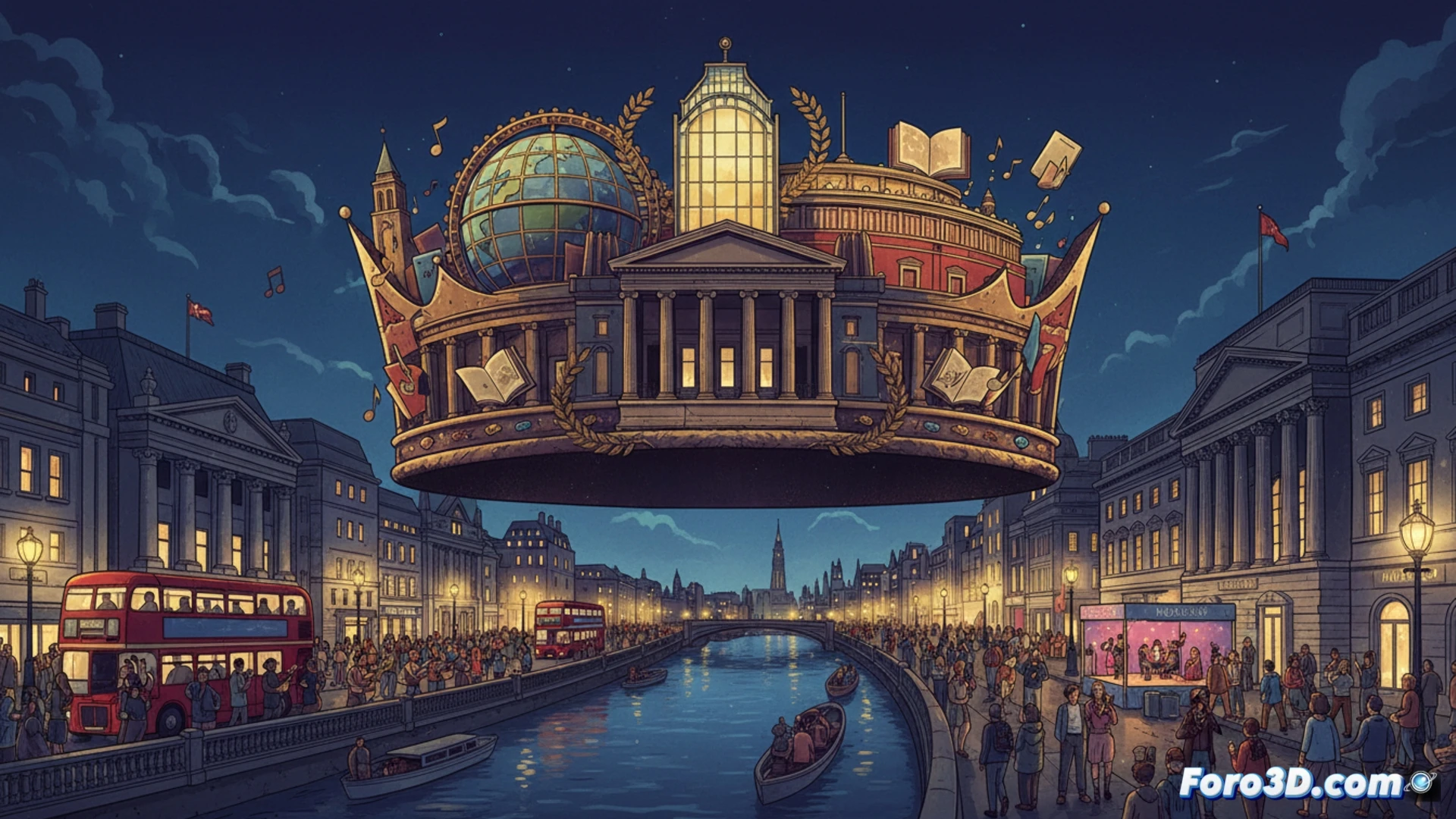 Una vibrante mezcla de teatro, museos gratuitos y música en vivo bajo el cielo londinense, celebrando su corona cultural global.