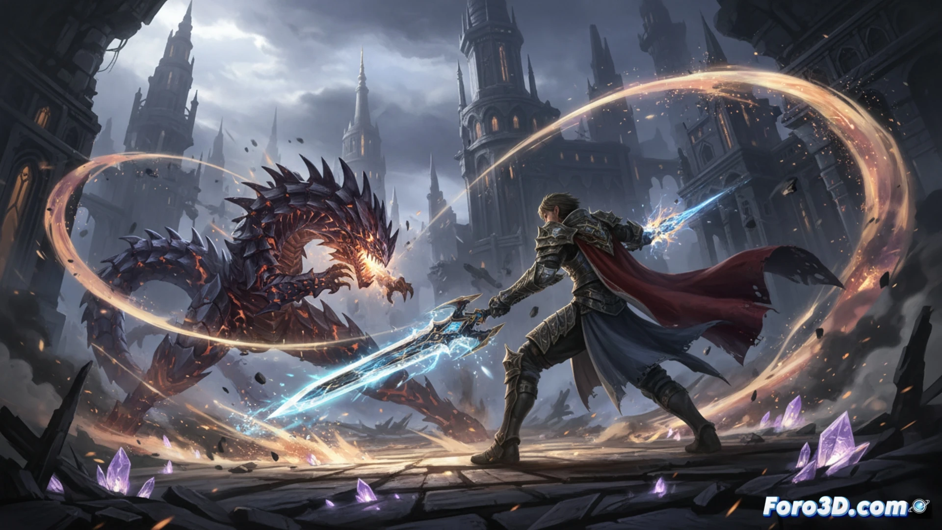 Lost Soul Aside combate frenético con partículas lumínicas en Unreal Engine 5