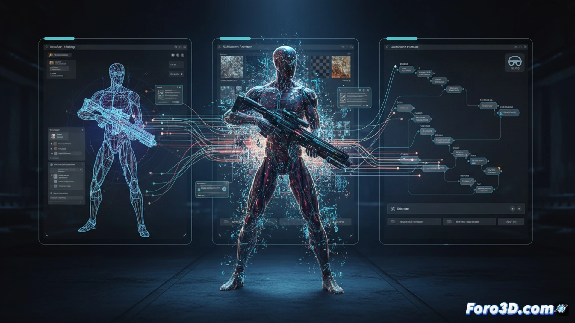 Mannequin VR camuflaje sci-fi en Unity con poses dinámicas y shaders optimizados para headsets
