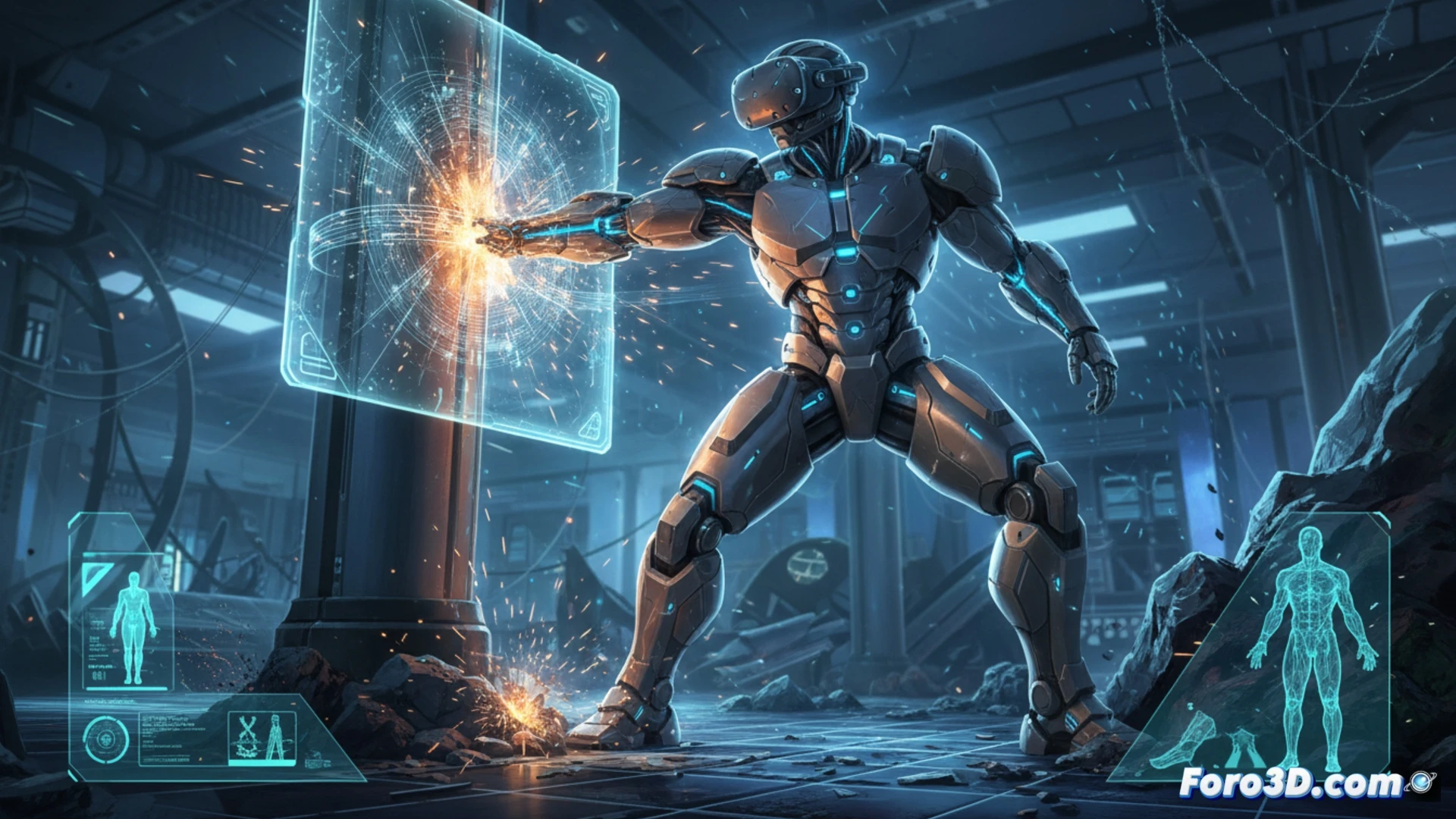 Marrow Engine fisica corporal realista en Bonelab VR interaccion avatar entorno colisiones dinamicas