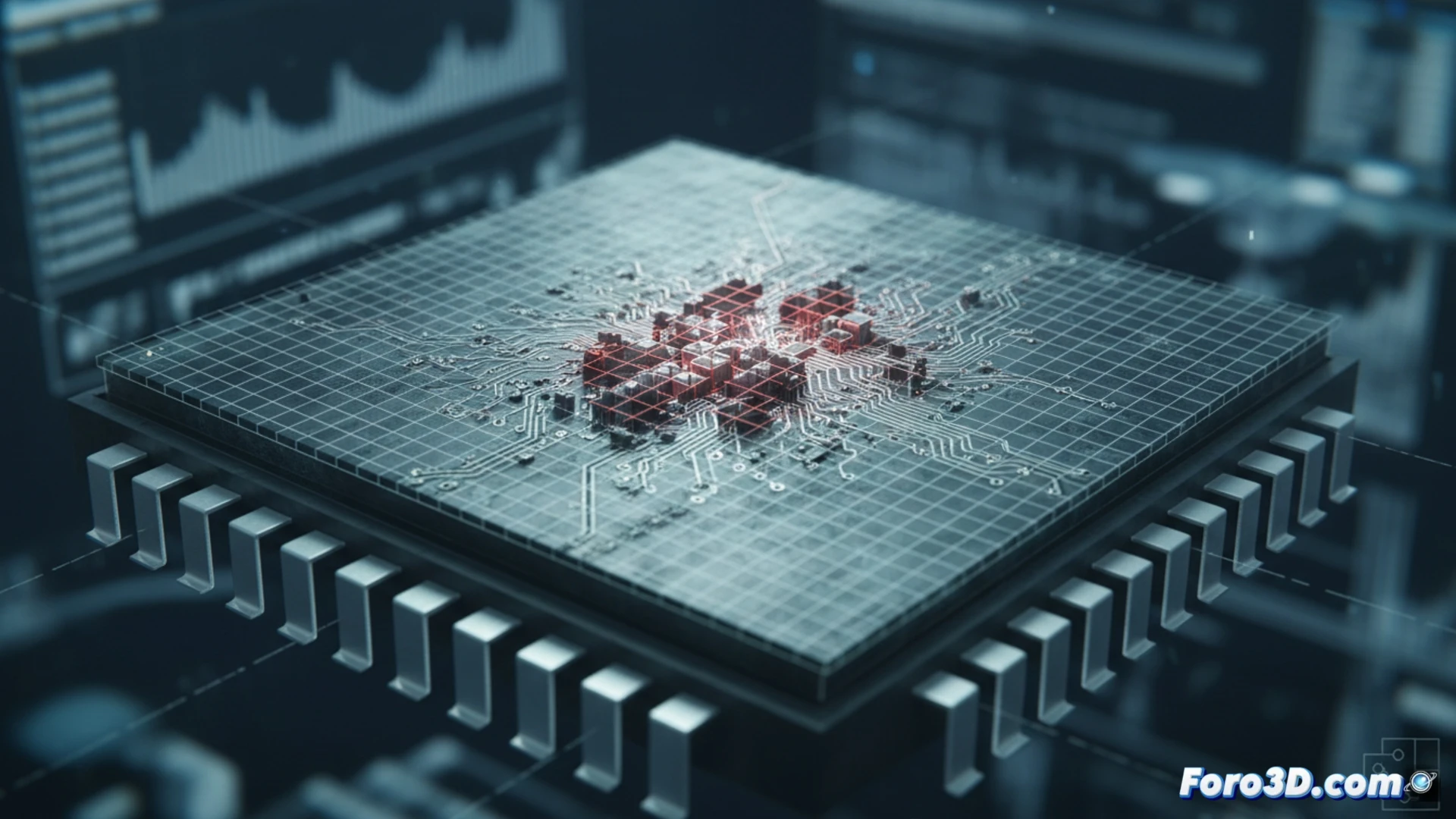 Microscopía 3D de alta resolución revela anomalías nanométricas en chip semiconductor para detectar hardware trojans ocultos
