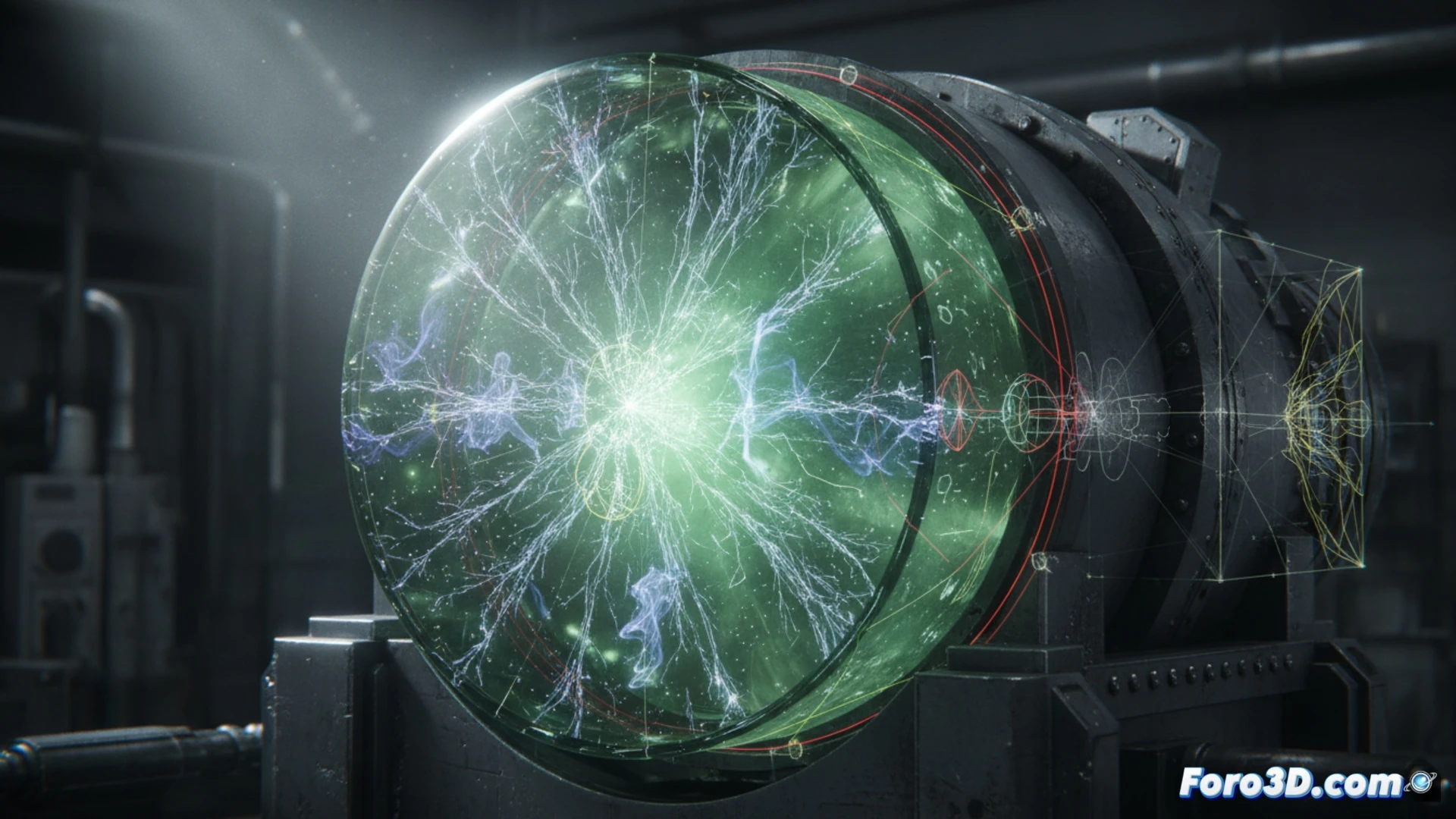 Microfisuras en vidrio borosilicatado nuclear reveladas por tomografía computarizada 3D industrial