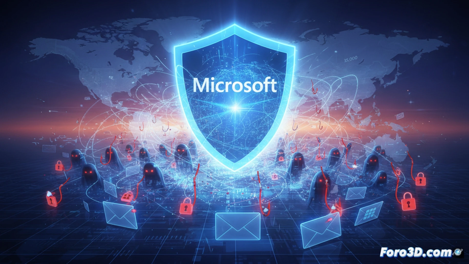 Microsoft warnt vor massivem Phishing gegen fünfunddreißigtausend Nutzer