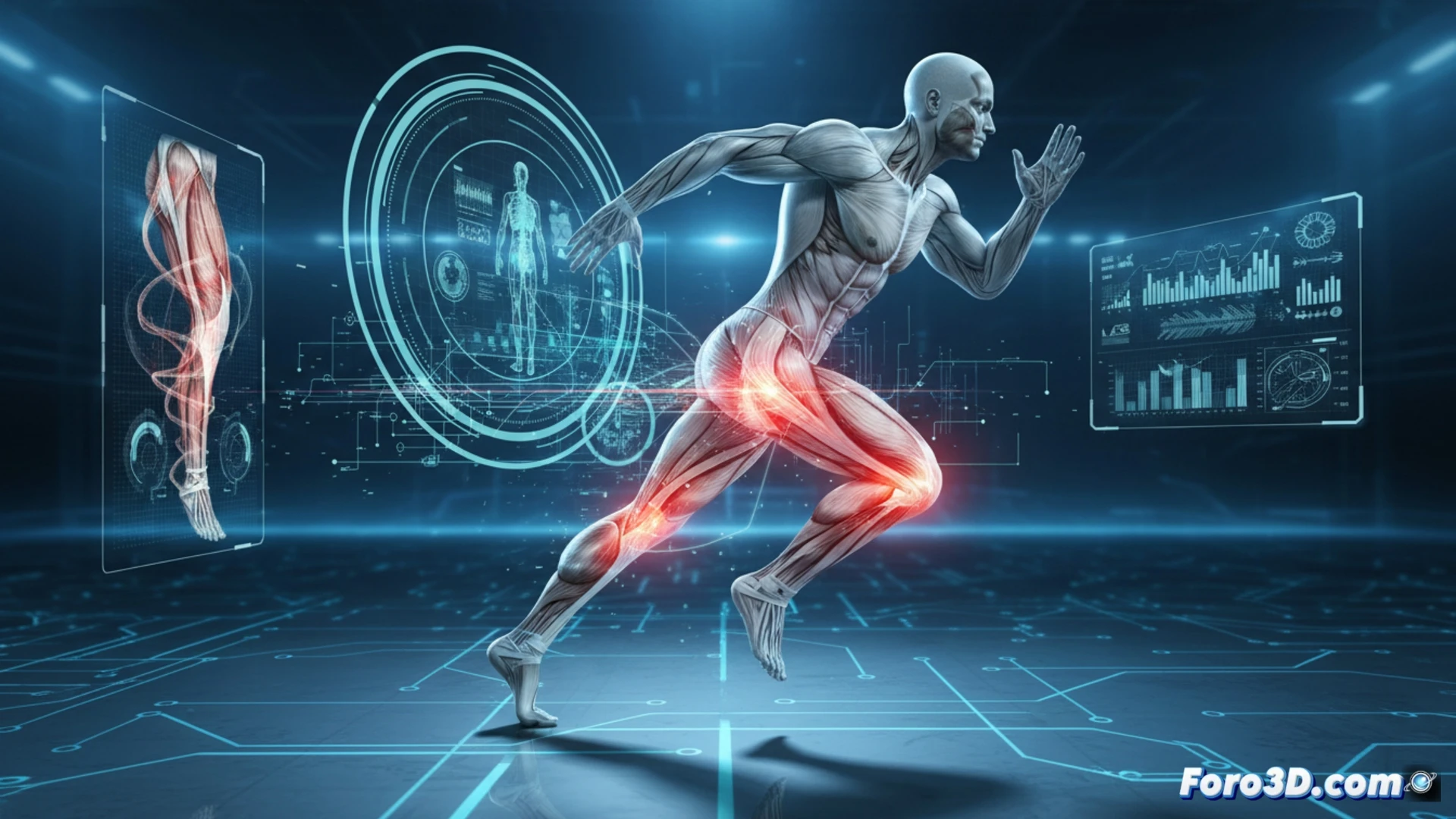 Modelado 3D de fibras musculares para diagnóstico de torceduras en atletas de élite