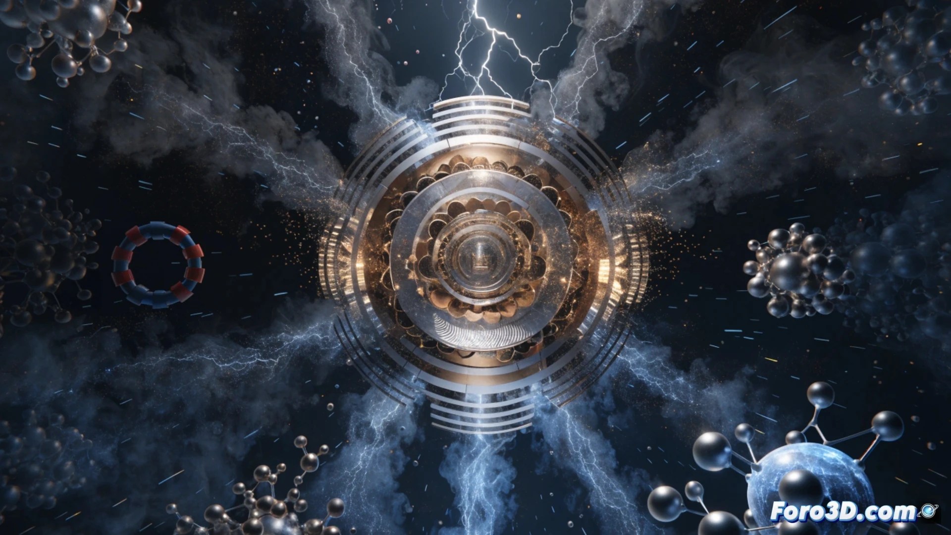 Descripción detallada (80-120 caracteres):  
Imagen que muestra un reactor catalítico semitransparente en 3D, con moléculas iluminadas y enlaces atómicos visibles, sobre un fondo de laboratorio digital.