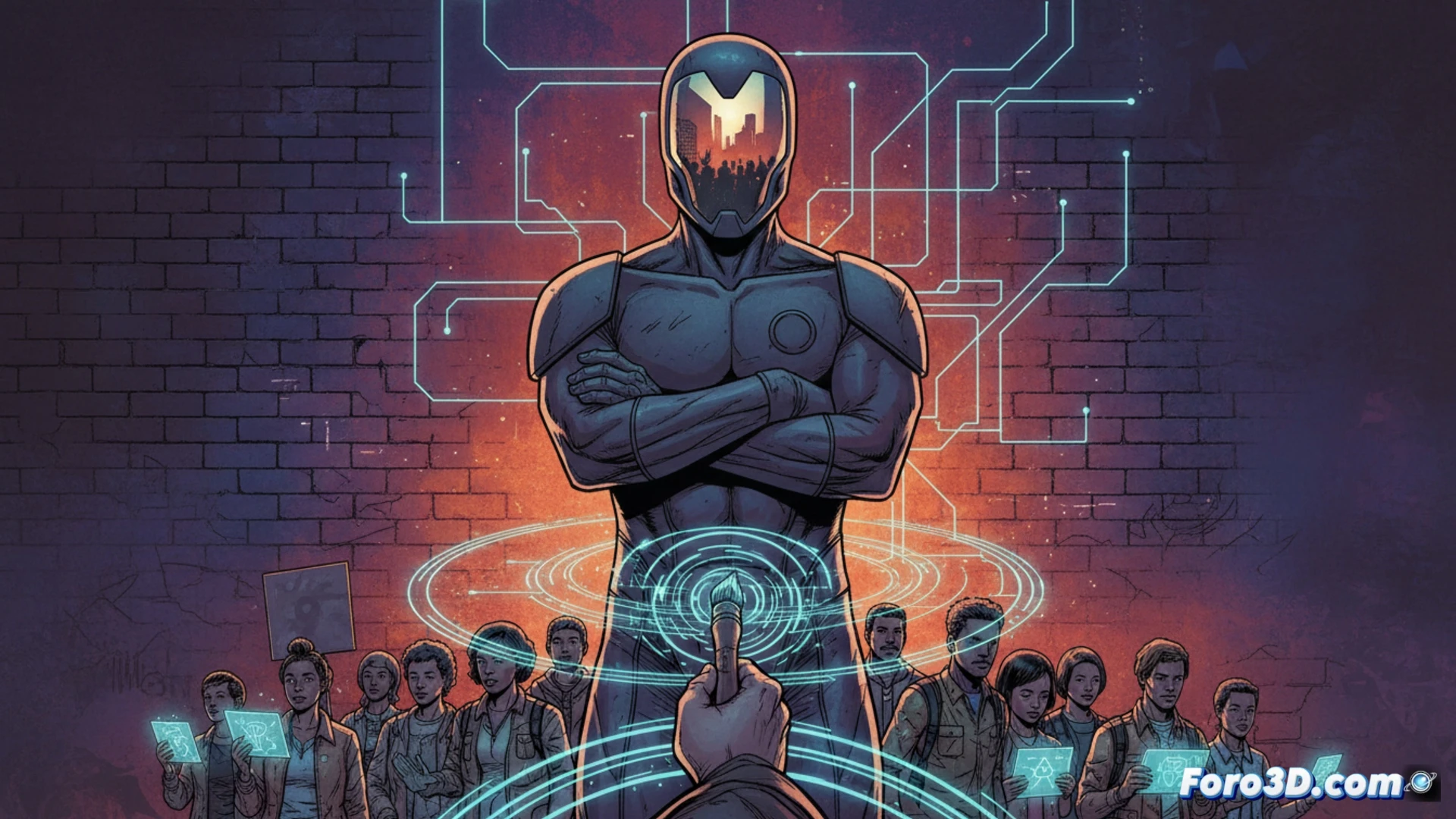 Omega el Desconocido, alienígena mudo y bio-energético, cómic Marvel 70s, diseño retro y soledad