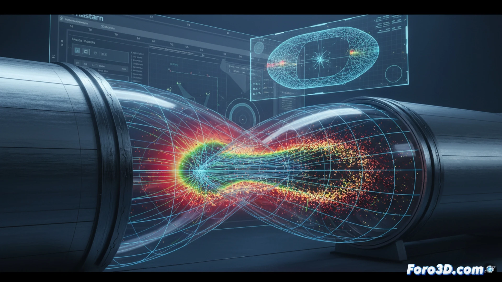 Simulación de pandeo térmico en tubo Hyperloop con análisis de nubes de puntos en Nastran