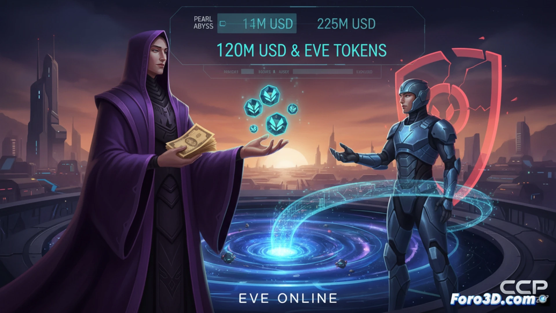 Pearl Abyss verkauft EVE Online mit Verlust von einhundertfünf Millionen