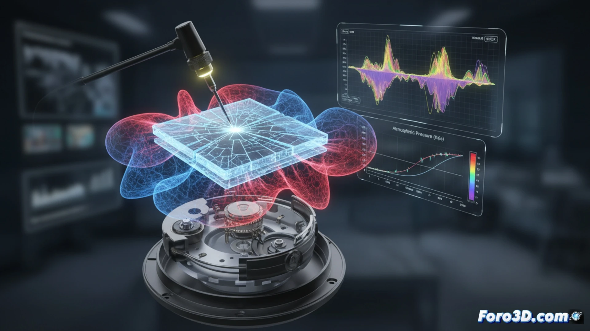 Microscopía de fuerza atómica mapea desgaste nanométrico en resonador de silicio de reloj atómico portátil