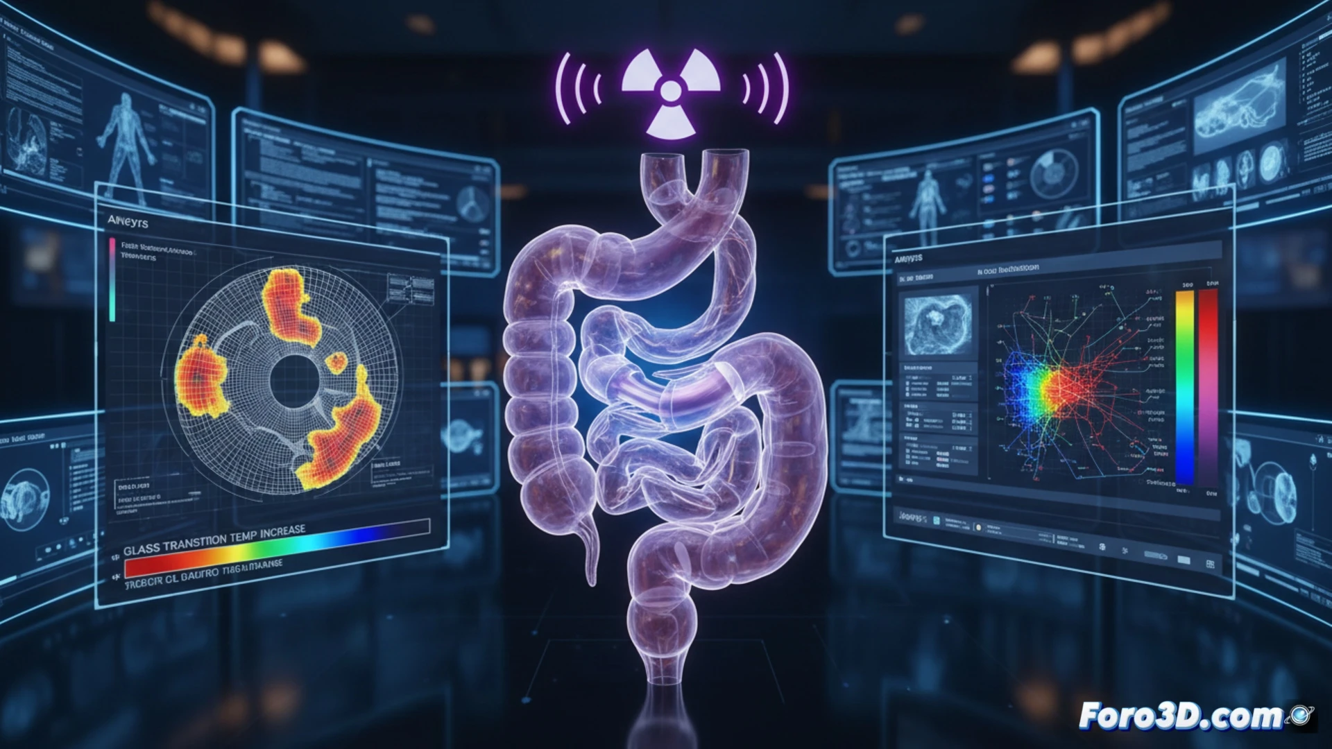 Micro-TC de stent biliar con fallo de expansión por radiación gamma en polímero memoria forma