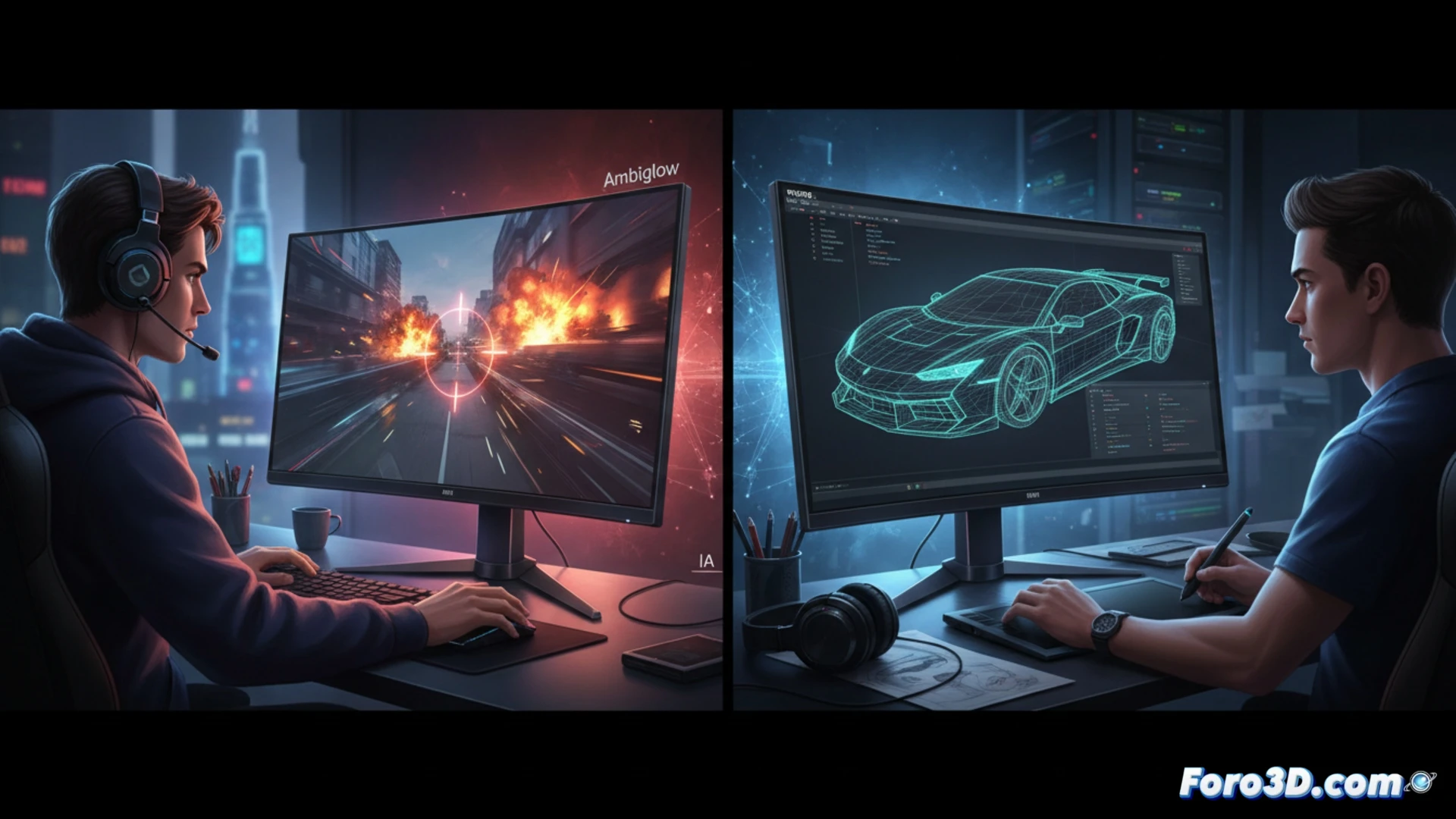 Monitor Philips Evnia 27M2N5201P con panel Fast IPS y retroiluminación Ambiglow AI para gaming y modelado 3D
