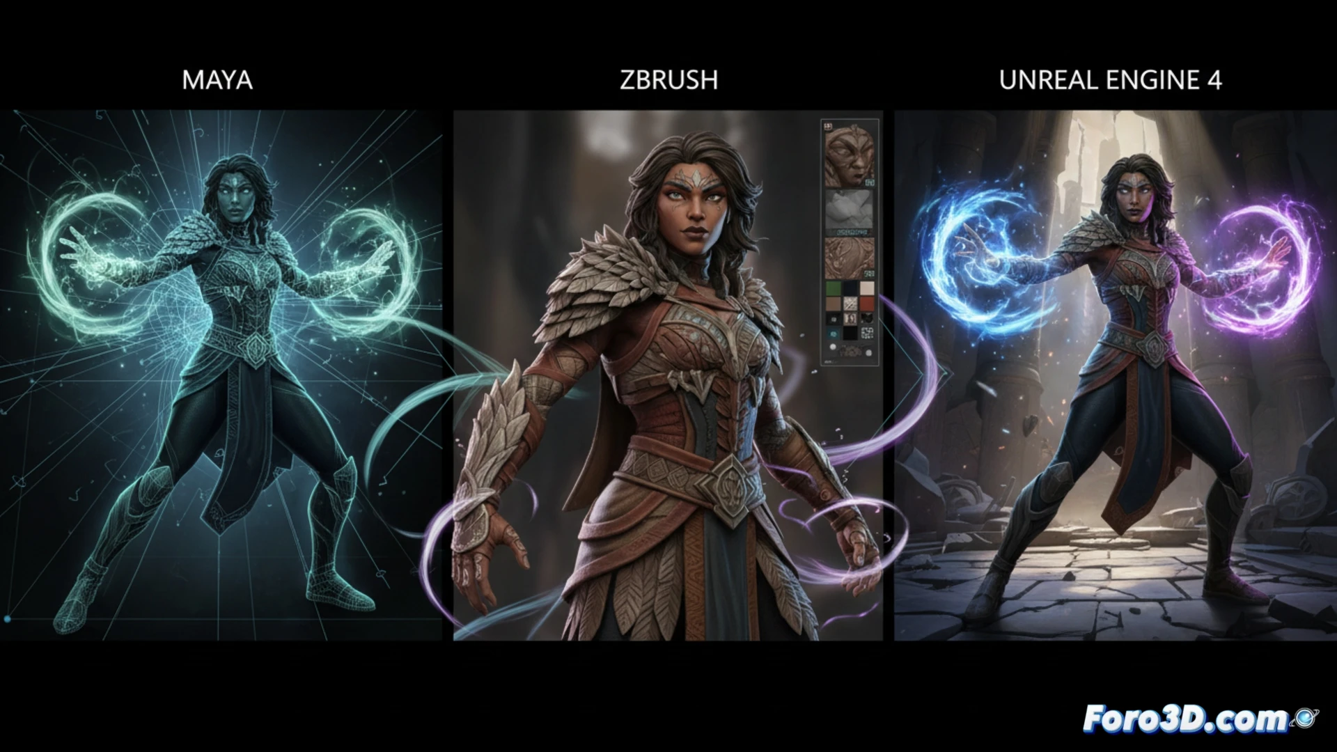 Pipeline técnico Marvel Midnight Suns Maya ZBrush Unreal Engine 4 modelado personajes iluminación