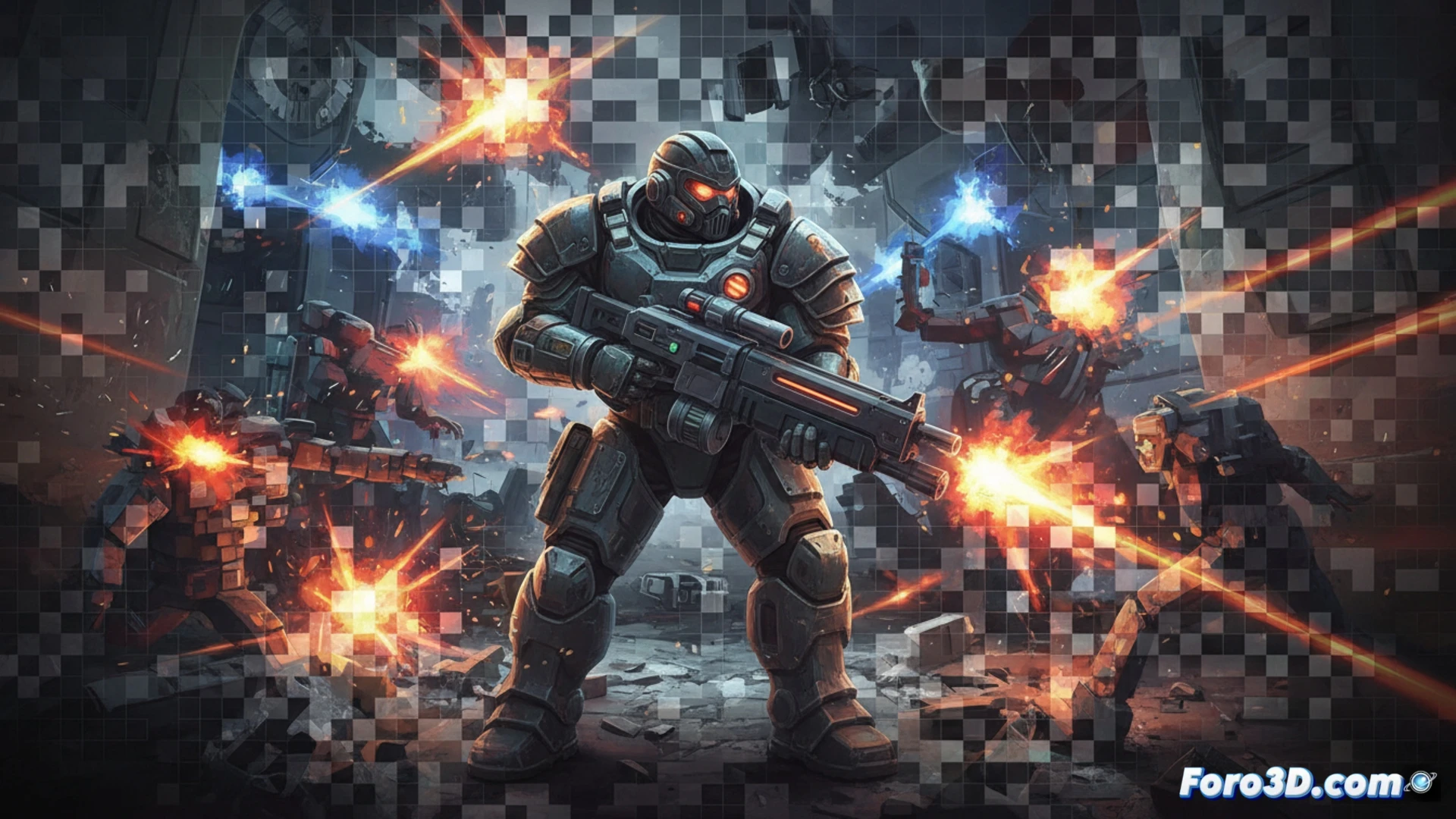Prodeus videojuego shooter retro con pixelado dinámico en motor Unity Custom SRP