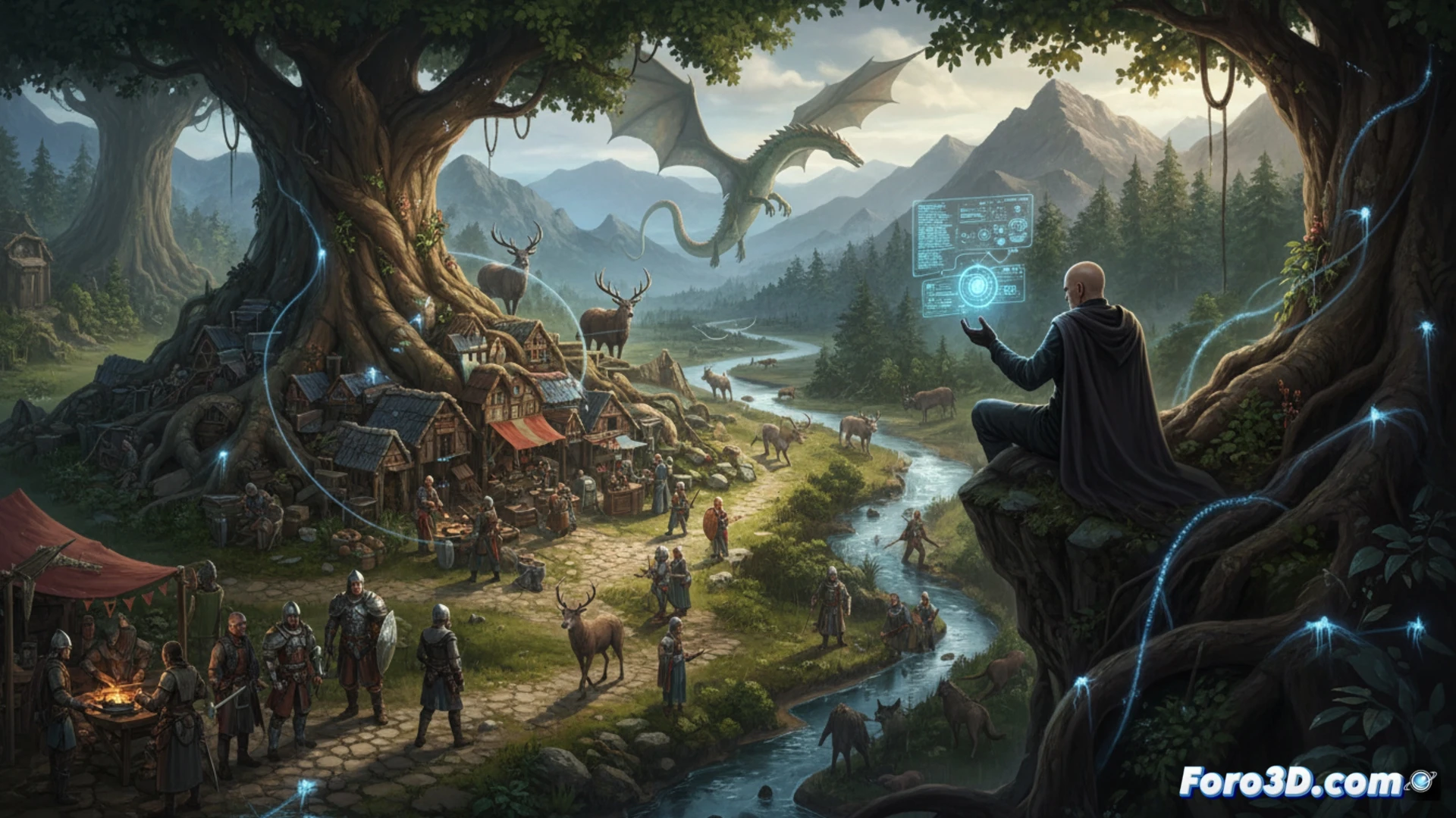 Project Dragon RPG de IO Interactive con IA de Hitman y ecosistemas vivos en Glacier Engine