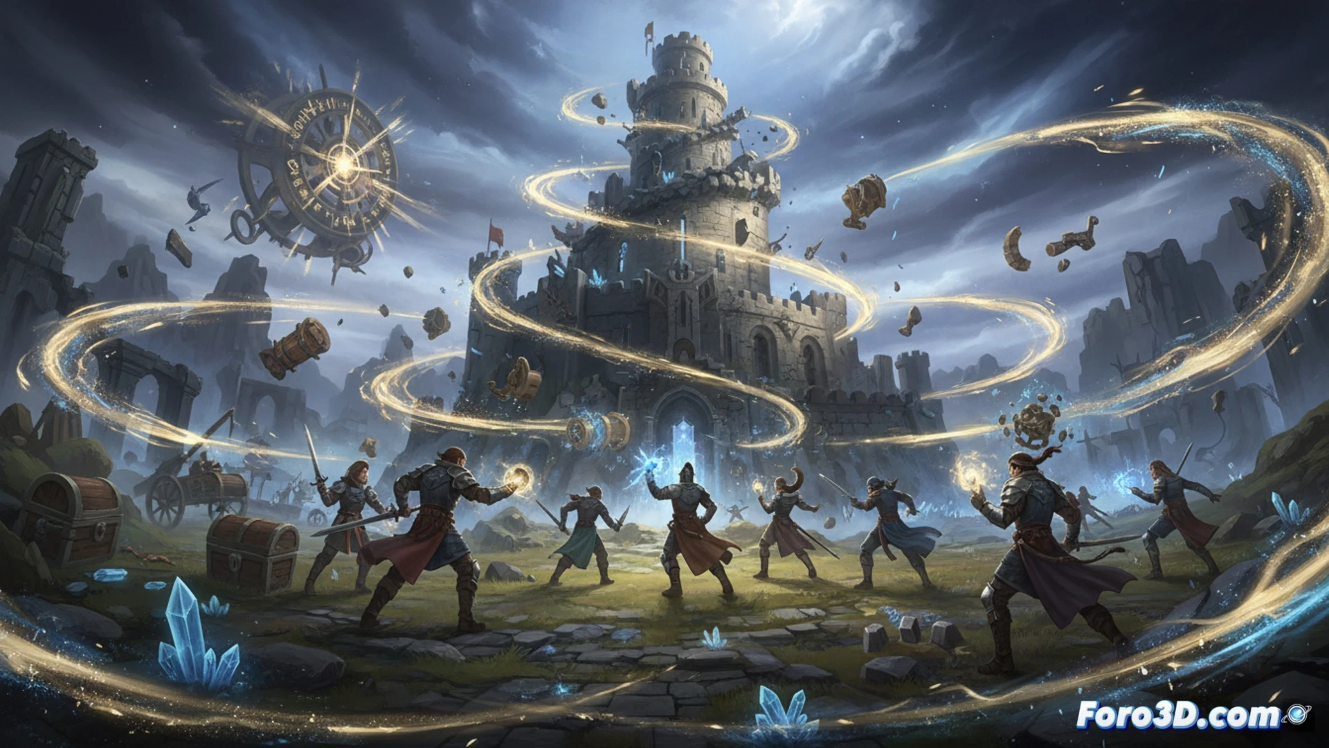 Project O MMORPG Unreal Engine 5 rebobinado temporal Niagara partículas mundo persistente