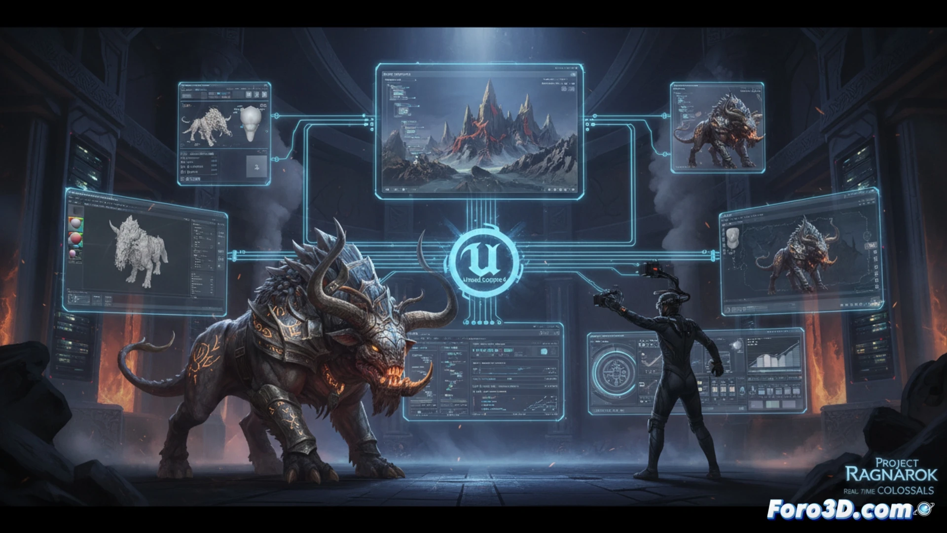 pipeline NetEase Unreal Engine 4 Project Ragnarok mitologia nordica mundo abierto