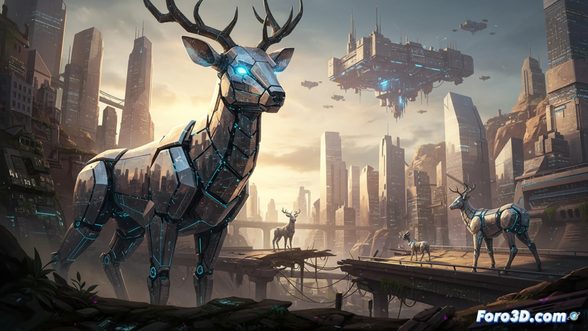 Project Skyline MMO Horizon Nanite Unreal Engine 5 maquinas roboticas graficos cinematograficos