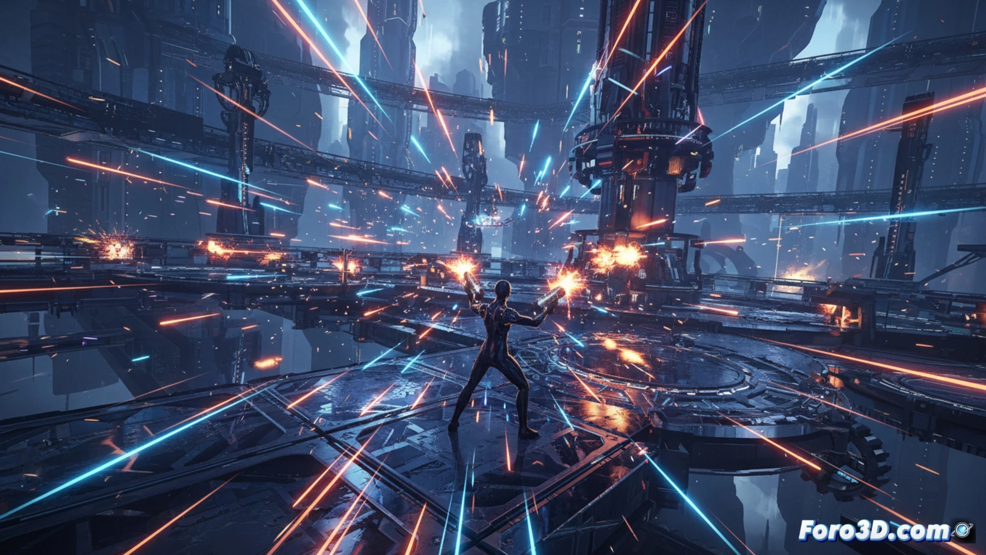 Project Tower bullet hell fotorrealista con Unreal Engine 5, Nanite y Lumen en tercera persona