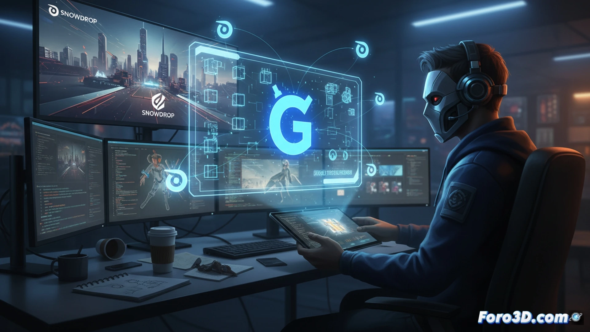 Godot Engine y Snowdrop en desarrollo de Project U shooter cooperativo Ubisoft prototipado rápido