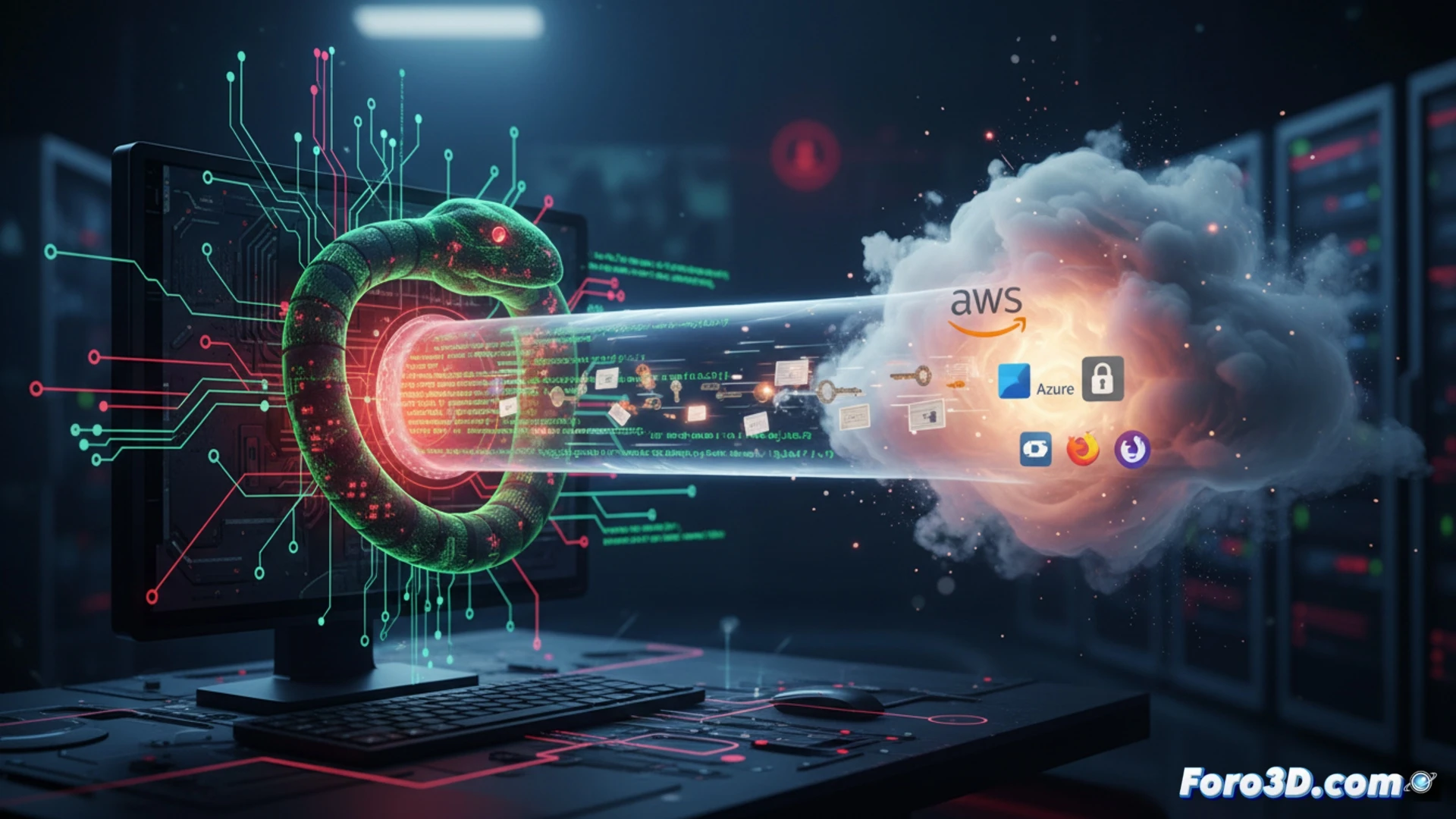 Python malicioso se cuela en sistemas para robar credenciales cloud y browser