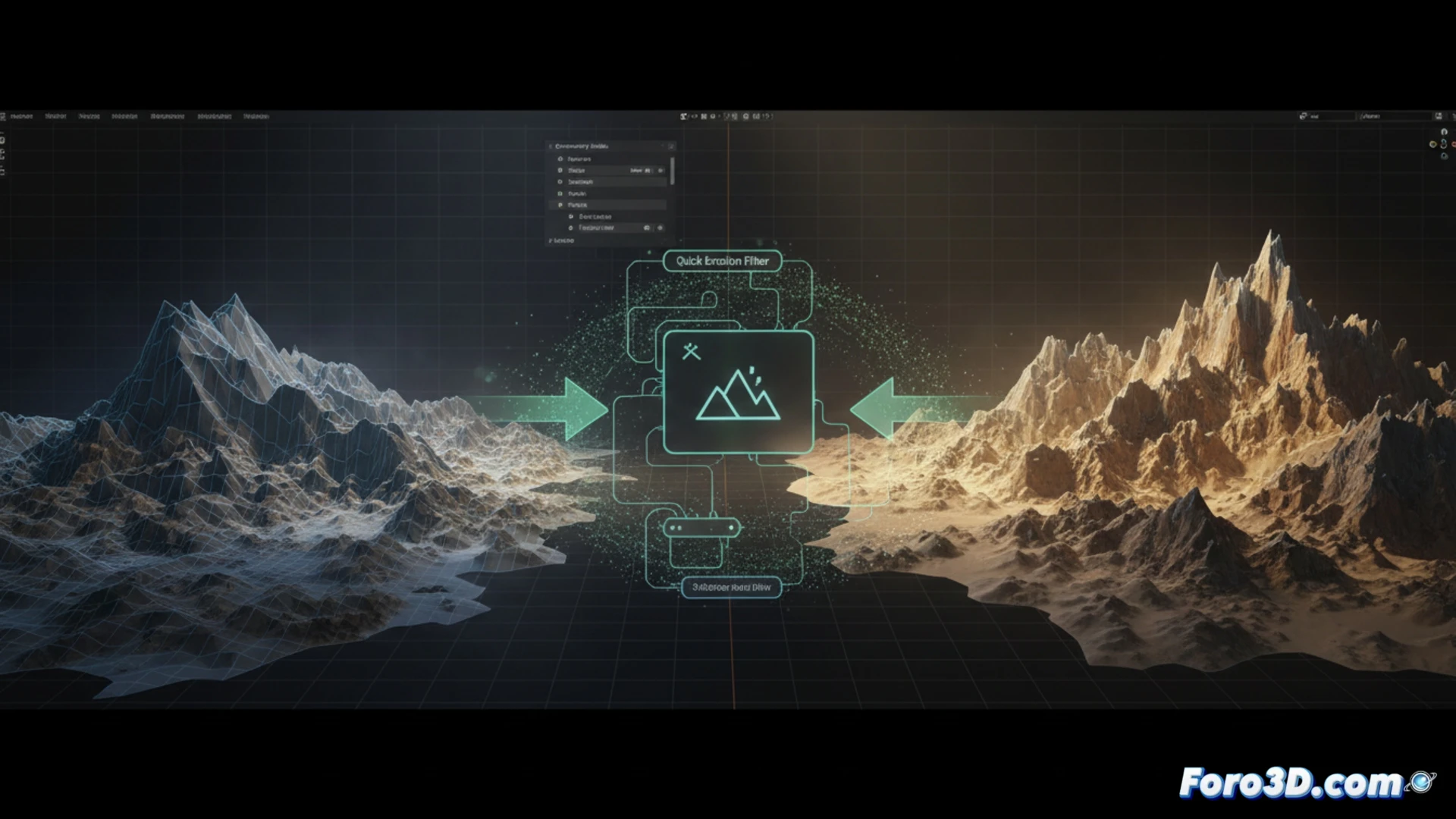Schneller Erosionsfilter: sofortige Erosion für deine Meshes in Blender