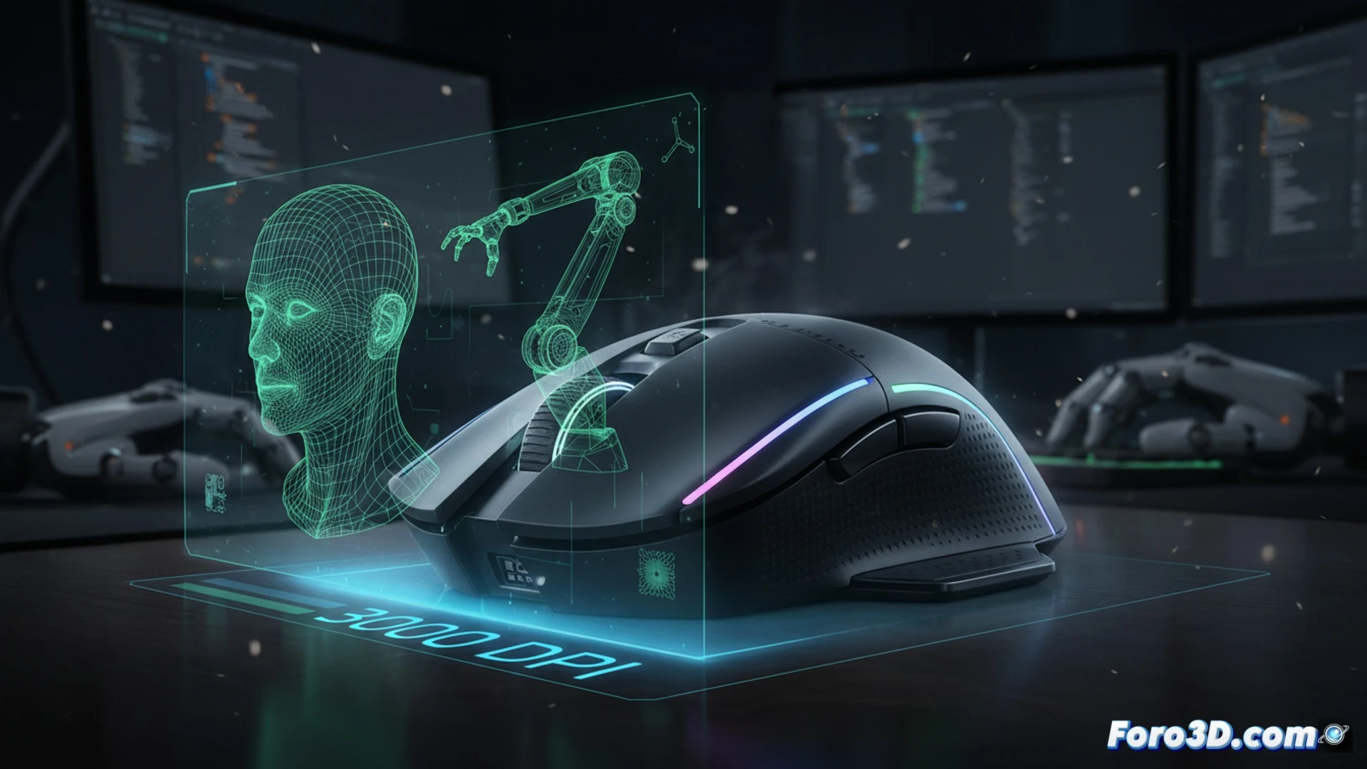 Razer Basilisk V3 Pro ratón gaming con sensor 30K DPI y rueda HyperScroll para modelado 3D profesional