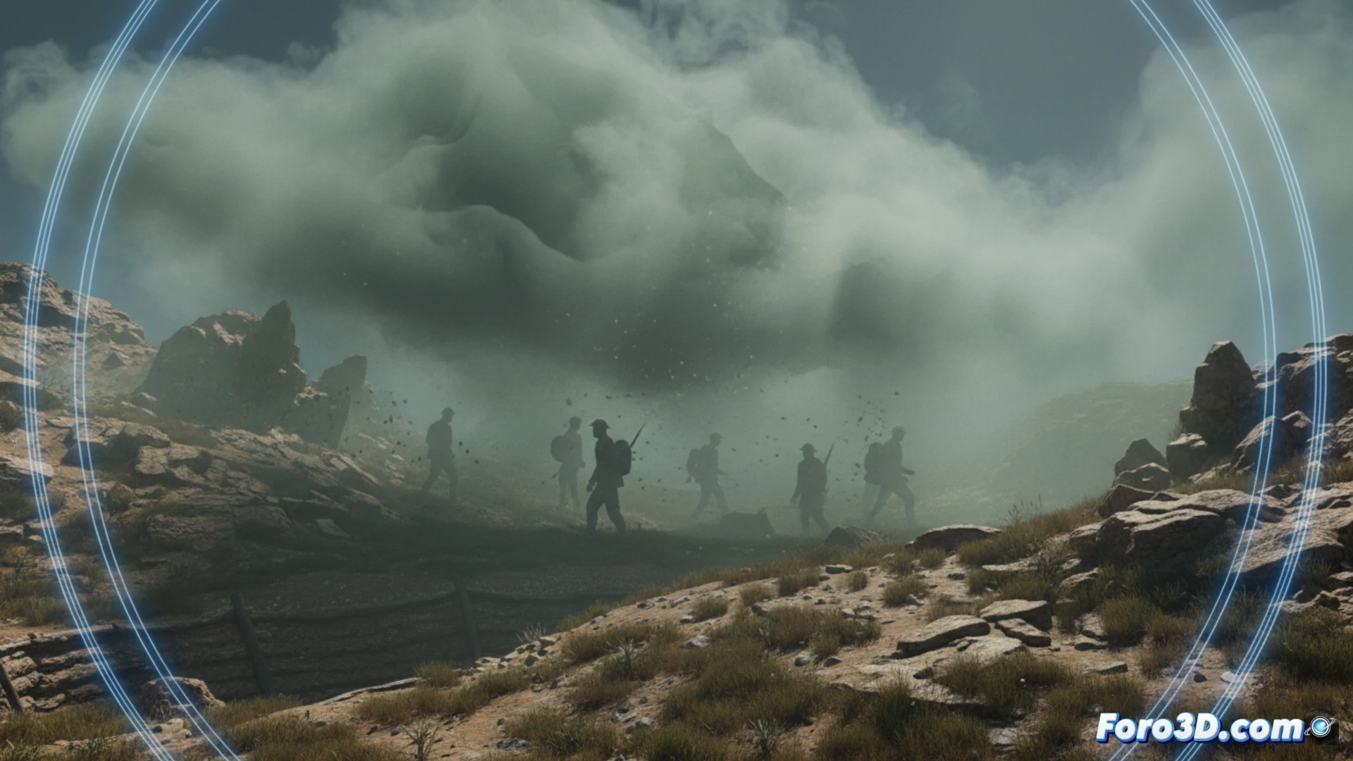 Reconstrucción 3D niebla misteriosa que envolvió al Batallón Norfolk en Gallipoli 1915