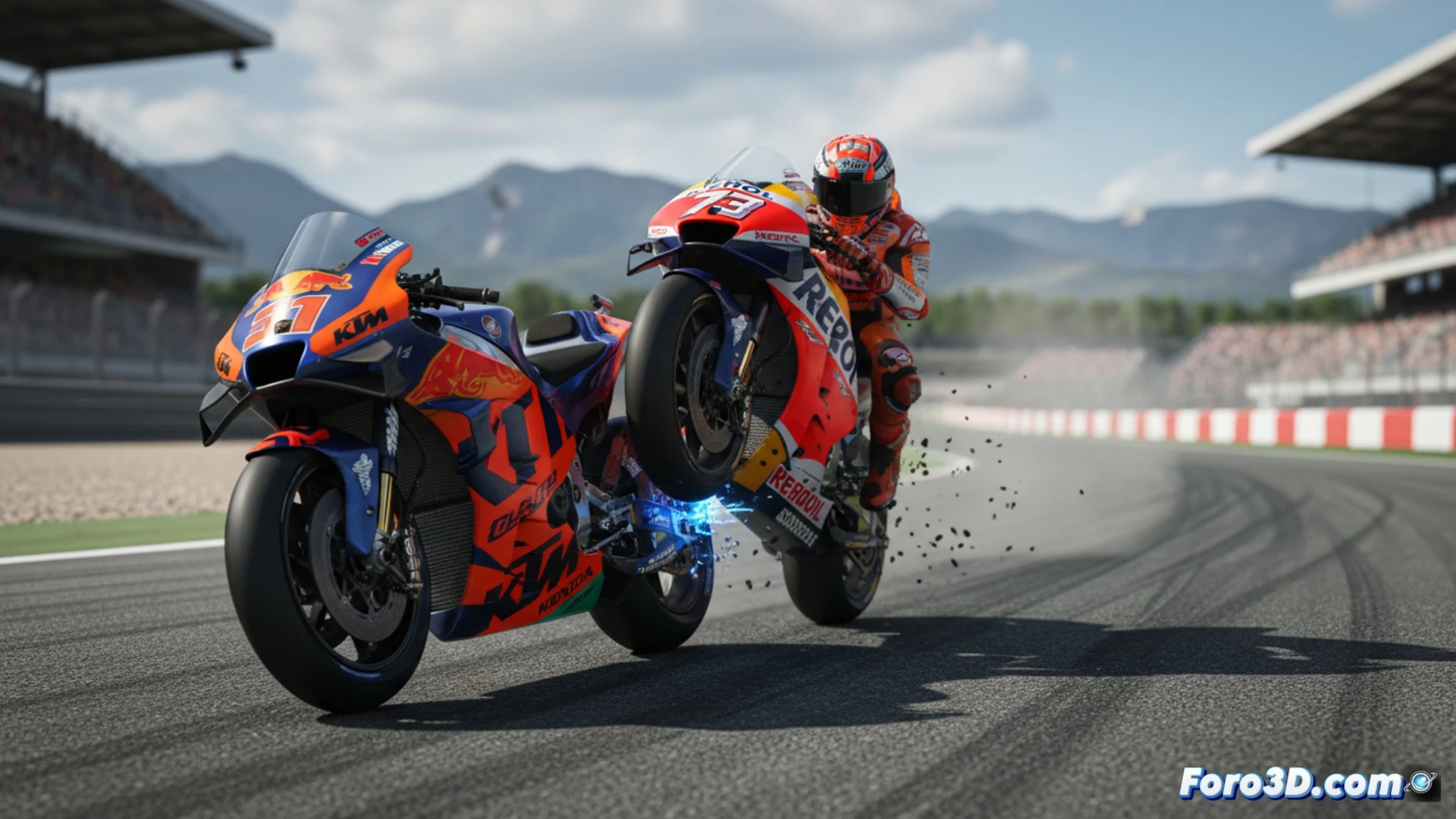 3D-Rekonstruktion des Aufpralls von Álex Márquez auf Acostas Rad in Katalonien, forensische MotoGP-Analyse