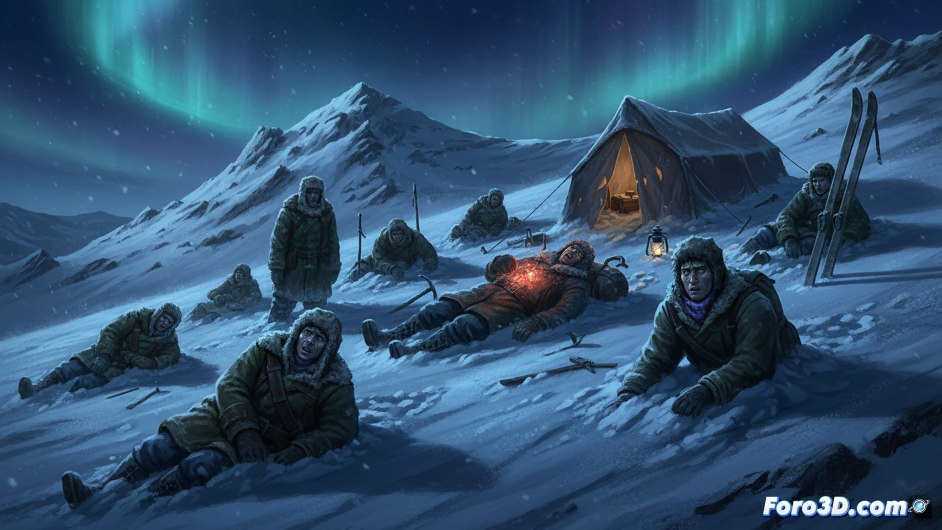Reconstrucción 3D del Paso Dyatlov con fotogrametría forense y simulación de avalancha en terreno nevado
