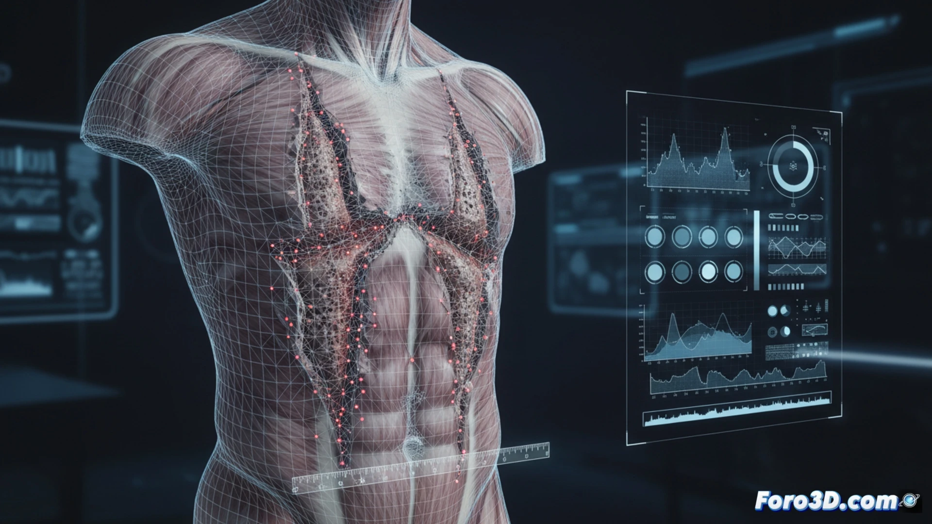 Reconstruccion 3D forense de herida por arma blanca con fotogrametria y escaneo laser digital