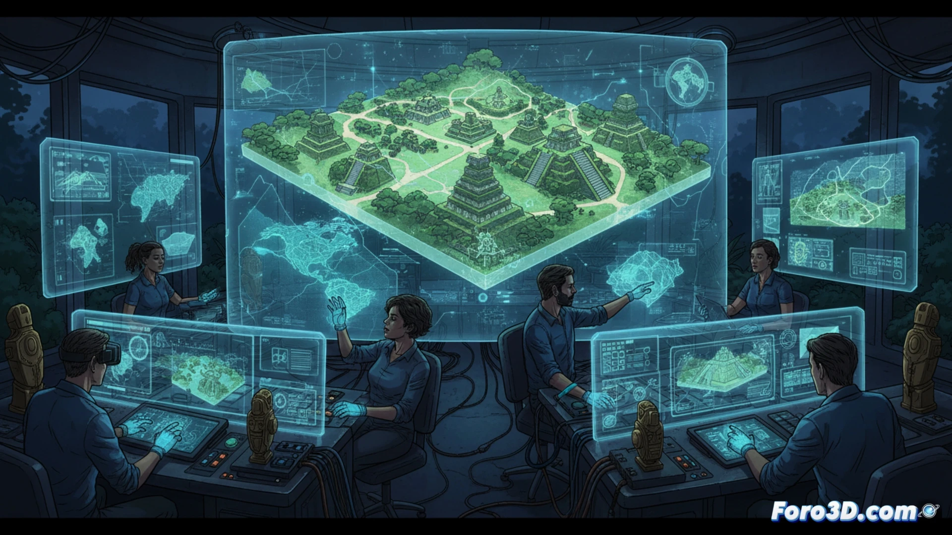 Reconstrucción digital 3D de la Ciudad Perdida de Z en la selva amazónica con tecnología satelital