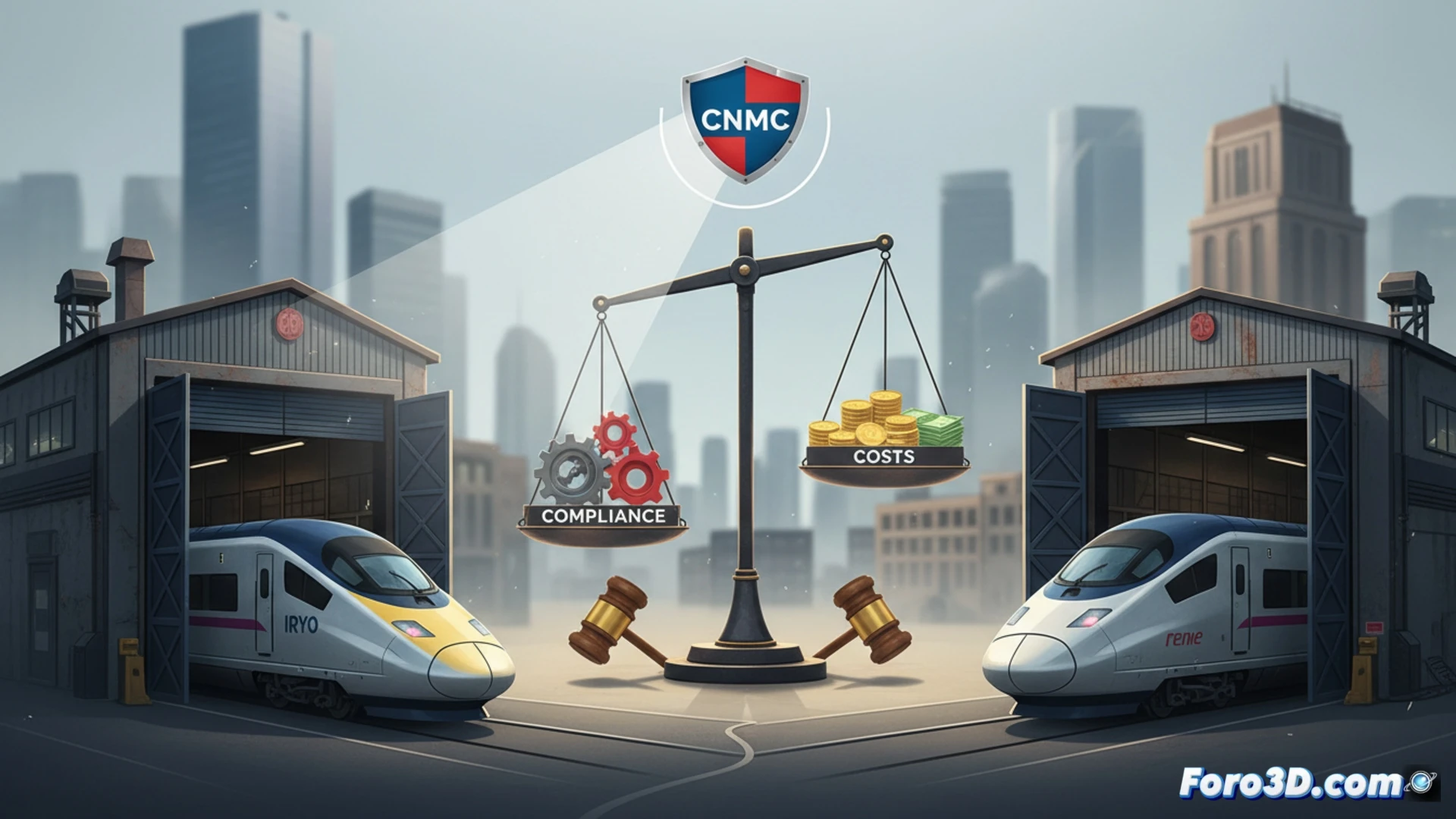 conflicto legal entre Renfe y CNMC por talleres ferroviarios y compliance digital
