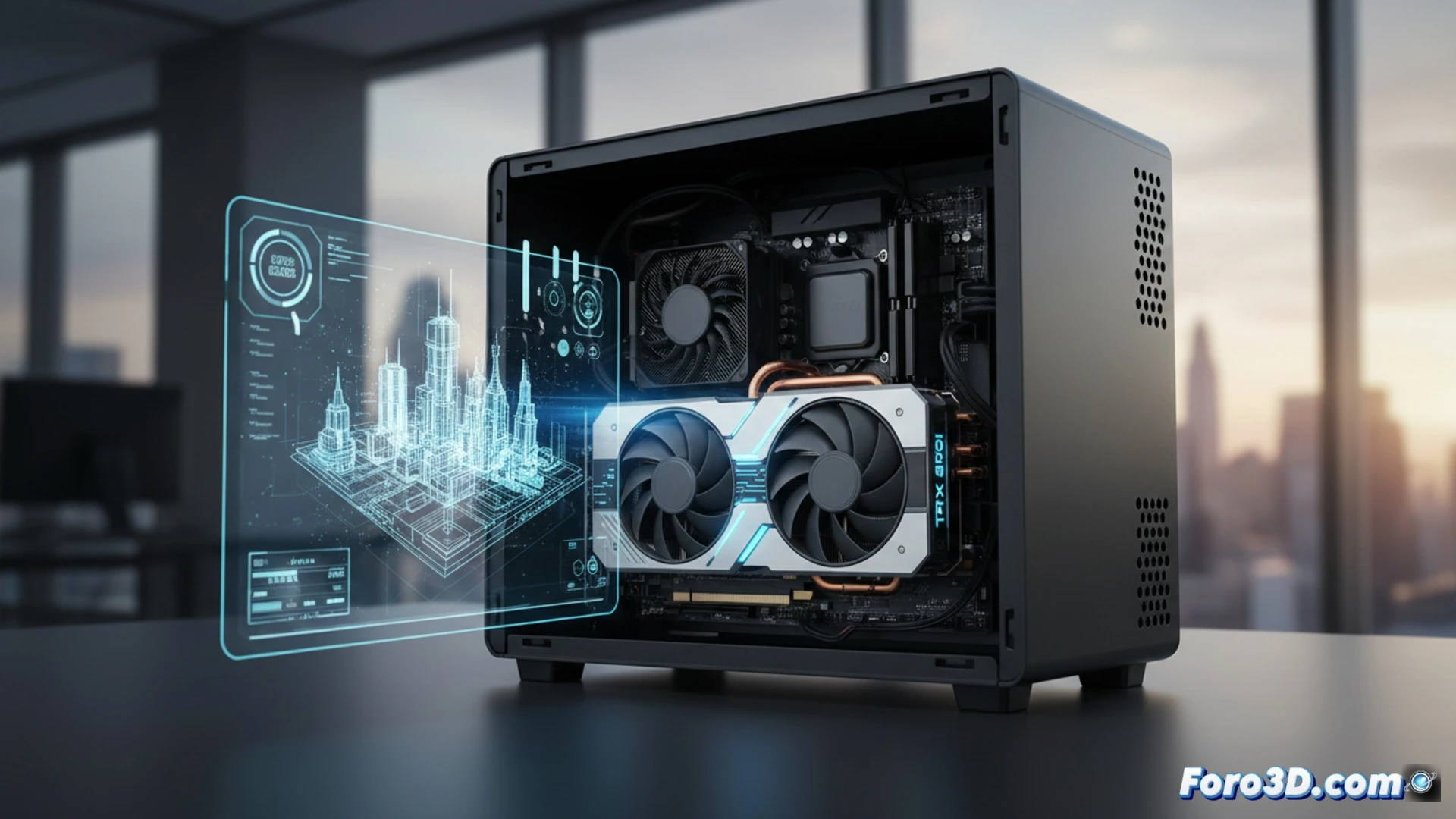 RTX 4000 Ada SFF tarjeta grafica profesional 20GB formato compacto para renderizado 3D