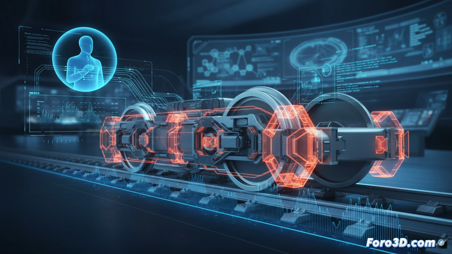 Simulación 3D de fatiga en bogies ferroviarios por vibraciones y cargas cíclicas para proteger al maquinista
