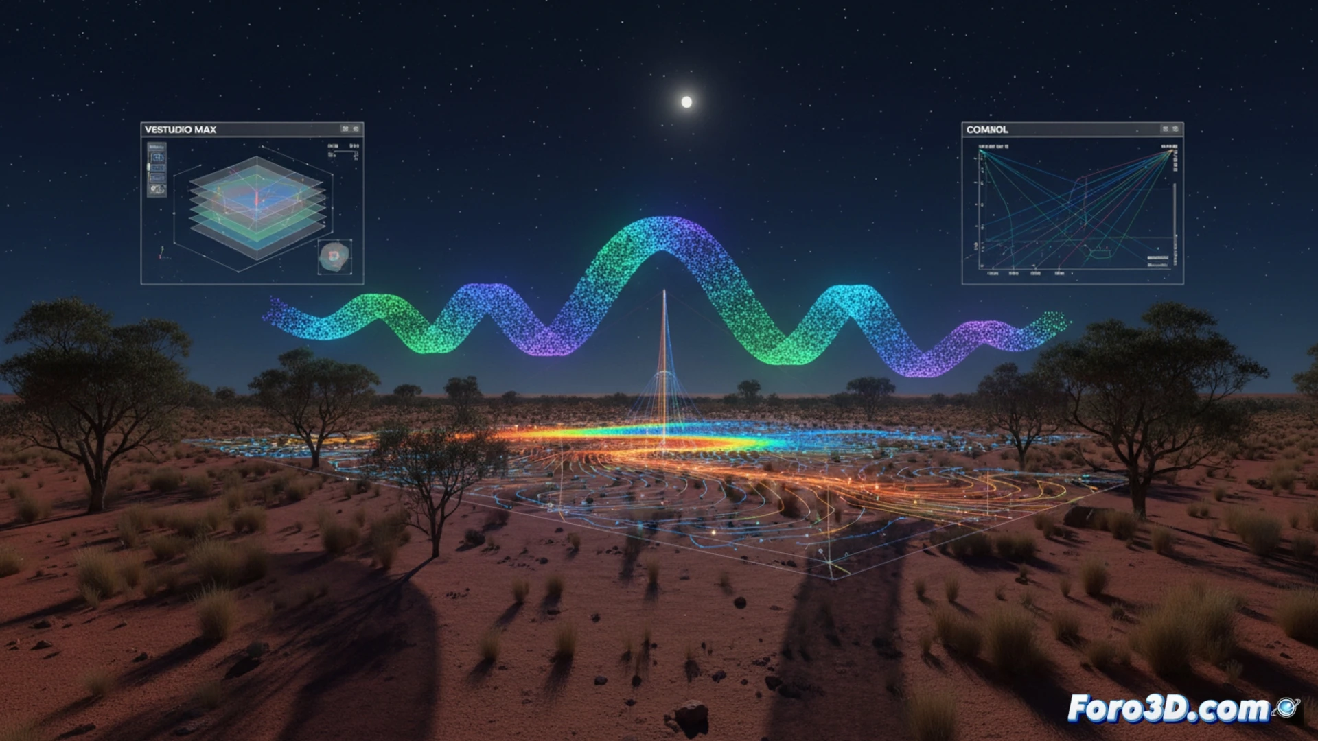 Simulacion 3D de luces Min Min en Outback con VGSTUDIO MAX y COMSOL Multiphysics