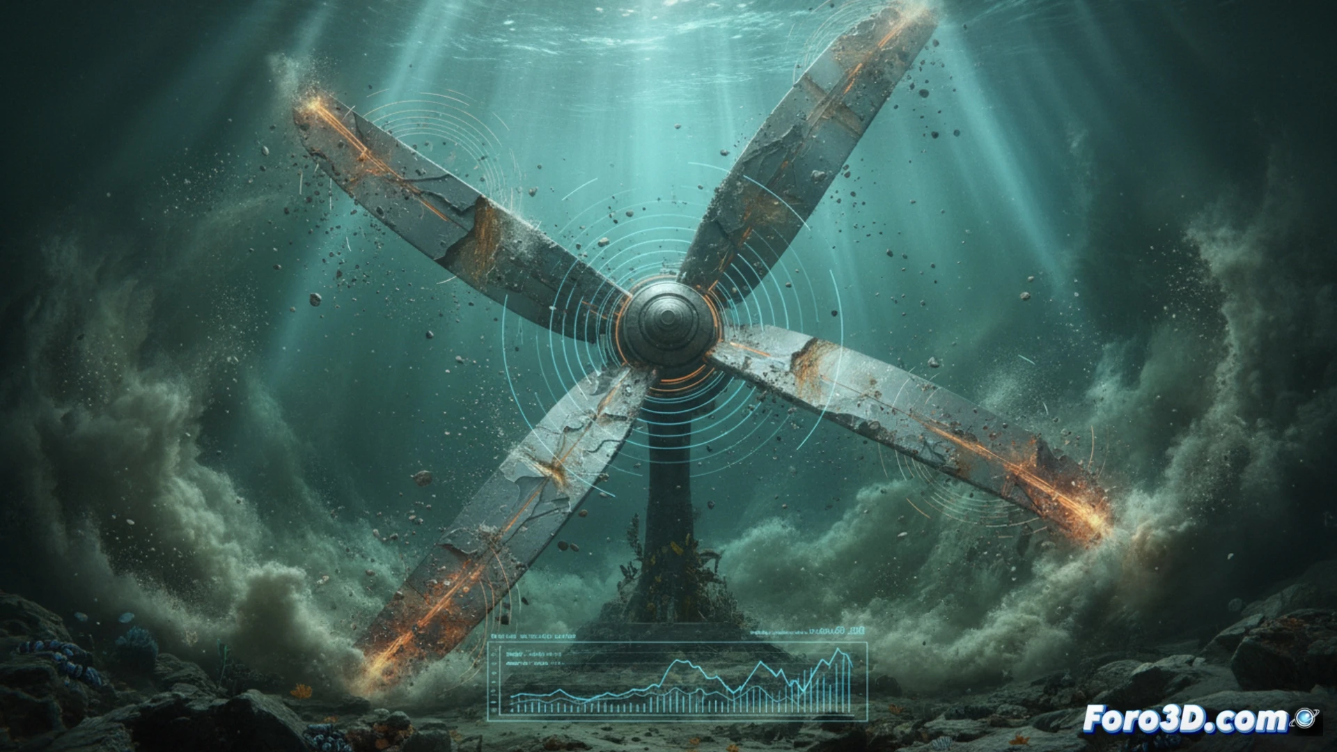 Simulación de fatiga y abrasión por sedimentos en álabes de turbina de laguna de marea en Ansys Fluent