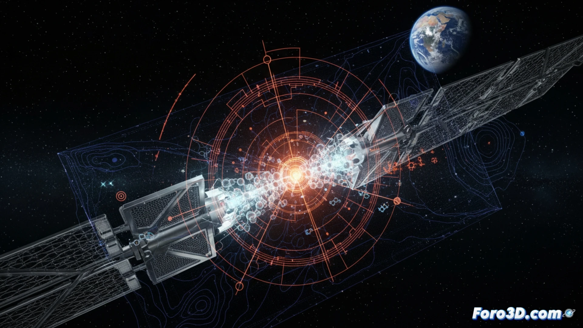 Simulación de fatiga en antena satelital con soldadura en frío en vacío espacial