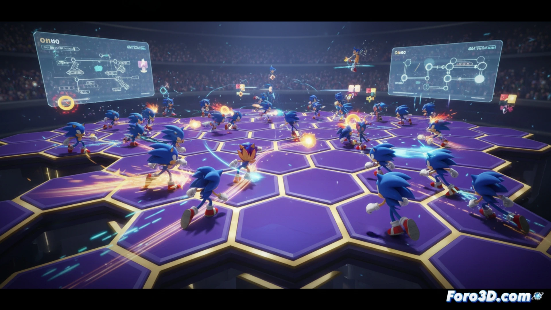 Sonic Rumble con 32 jugadores en Unity, optimización gráfica y rendimiento multijugador en party game 3D