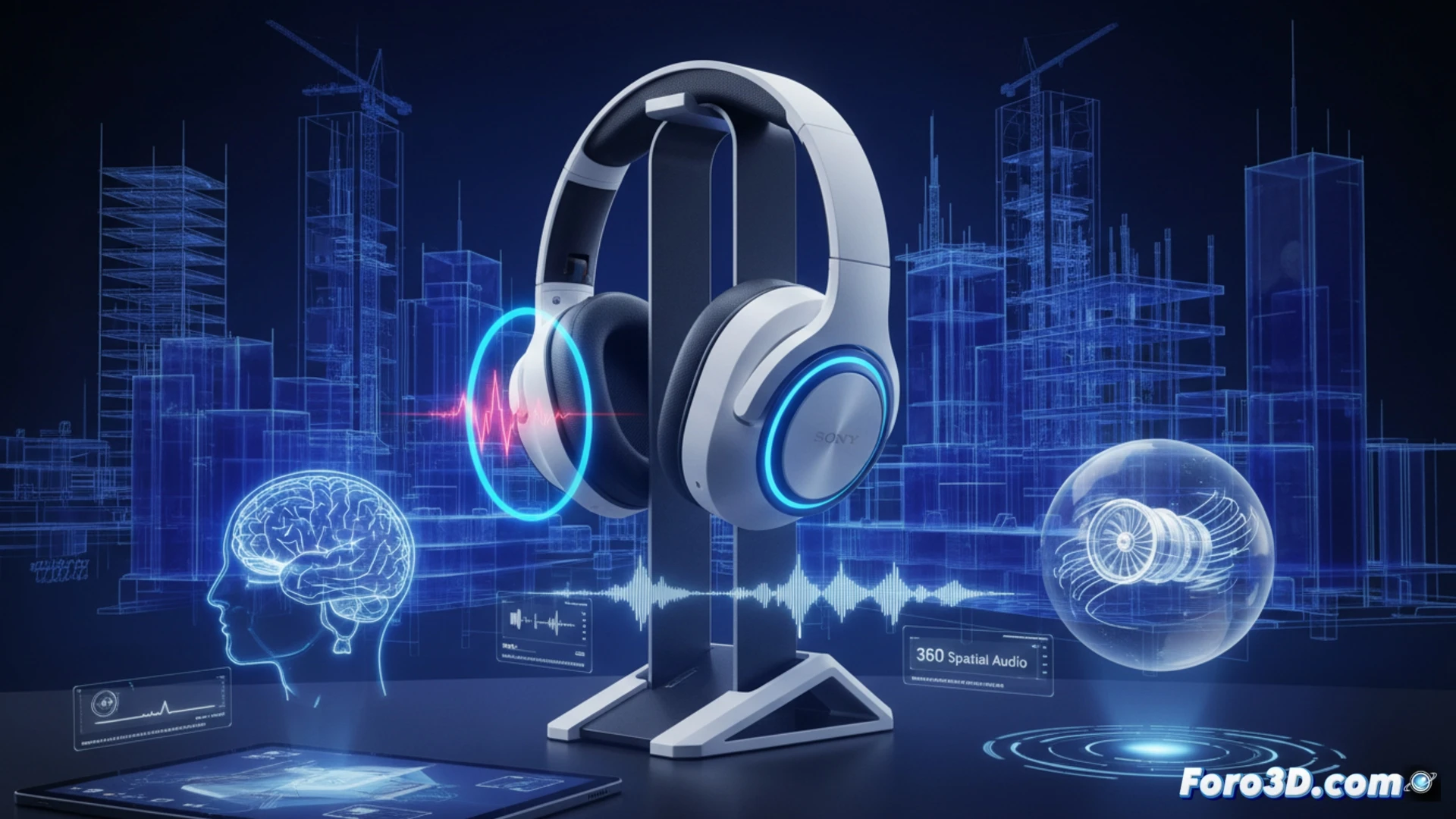 Sony INZONE H9 auriculares gaming inalambricos con cancelacion de ruido activa para PC y PS5