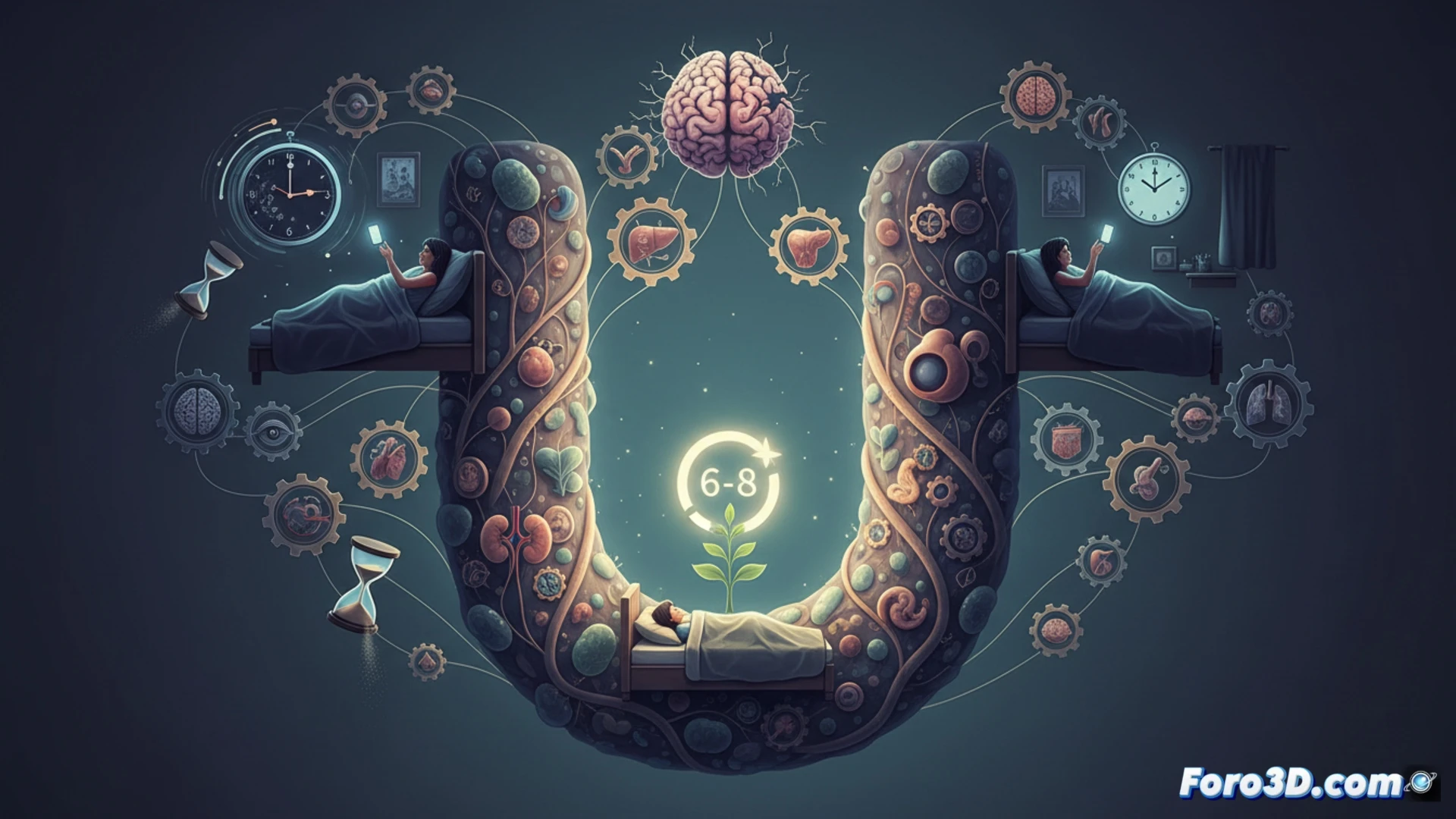 Macroestudio Nature muestra que dormir 6-8 horas frena el envejecimiento celular y protege el cerebro