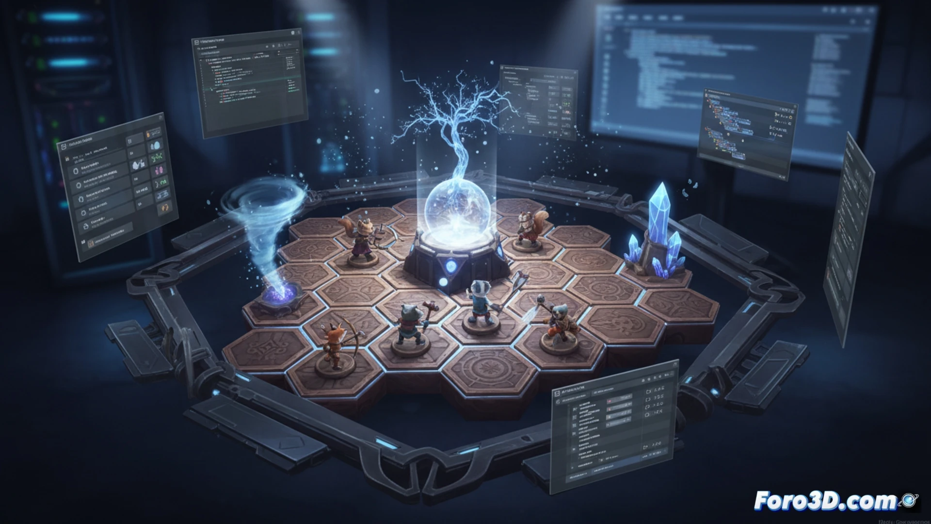 Sunderfolk juego de mesa viviente con personajes animales en Unreal Engine 5
