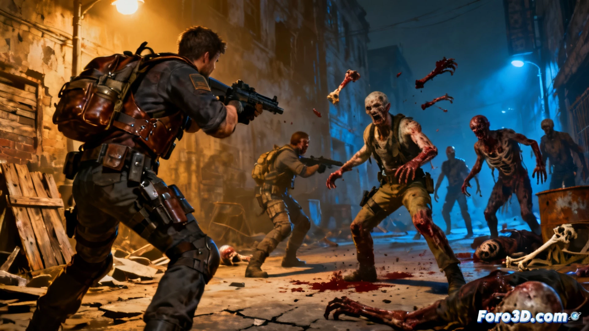 Unreal Engine 5 terror cooperativo No More Room in Hell 2 desmembramiento hordas zombis pipeline Maya ZBrush Substance