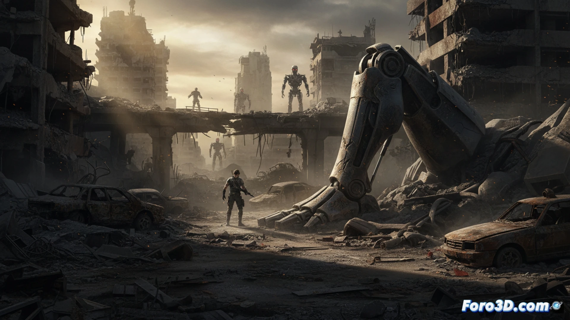 Terminator Survivors mundo abierto postapocaliptico Unreal Engine 5 fotorrealismo Quixel Megascans Lumen