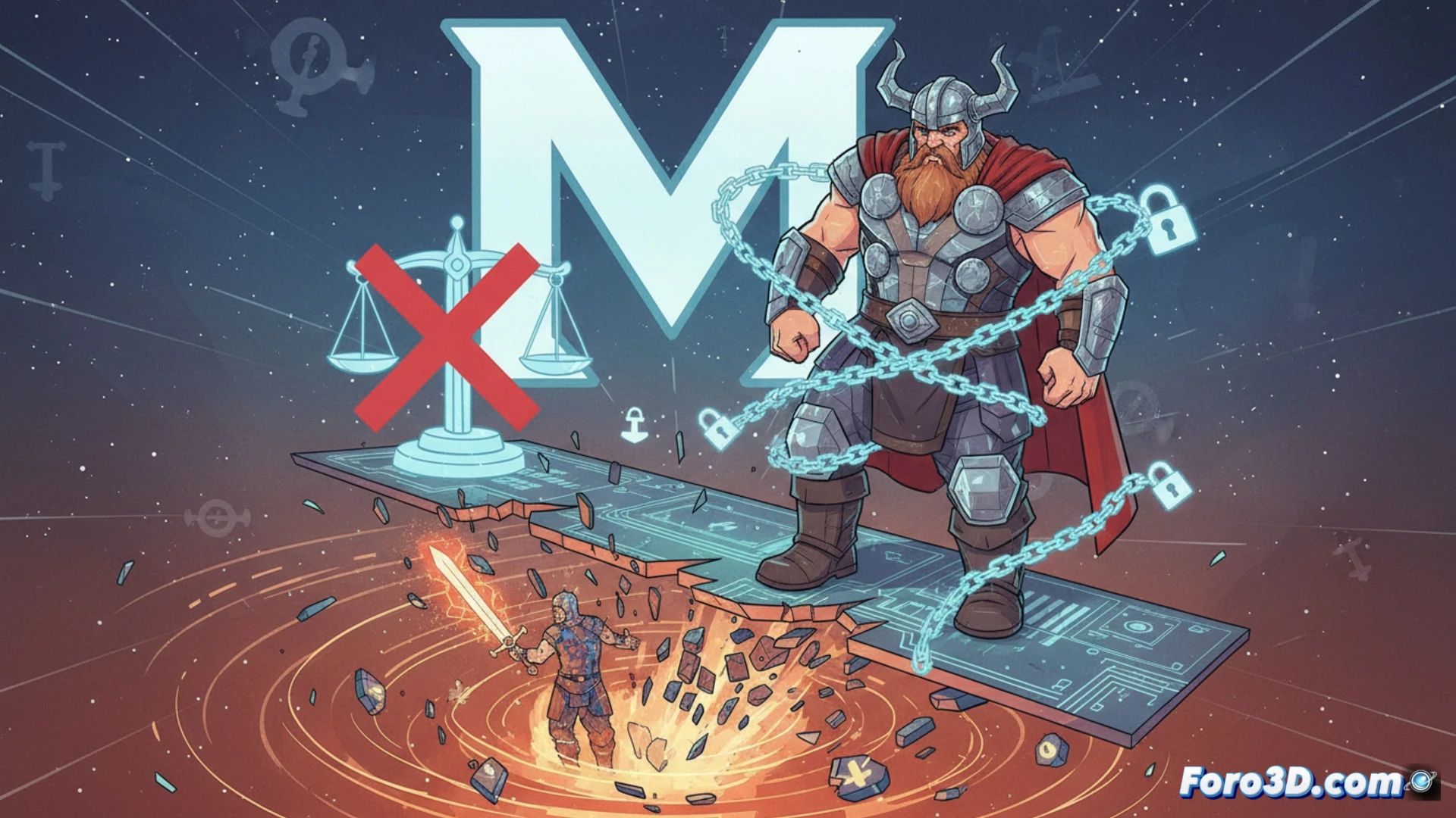 Volstagg el Voluminoso modelo 3D asgardiano propiedad intelectual Marvel Disney copyright digital riesgos legales