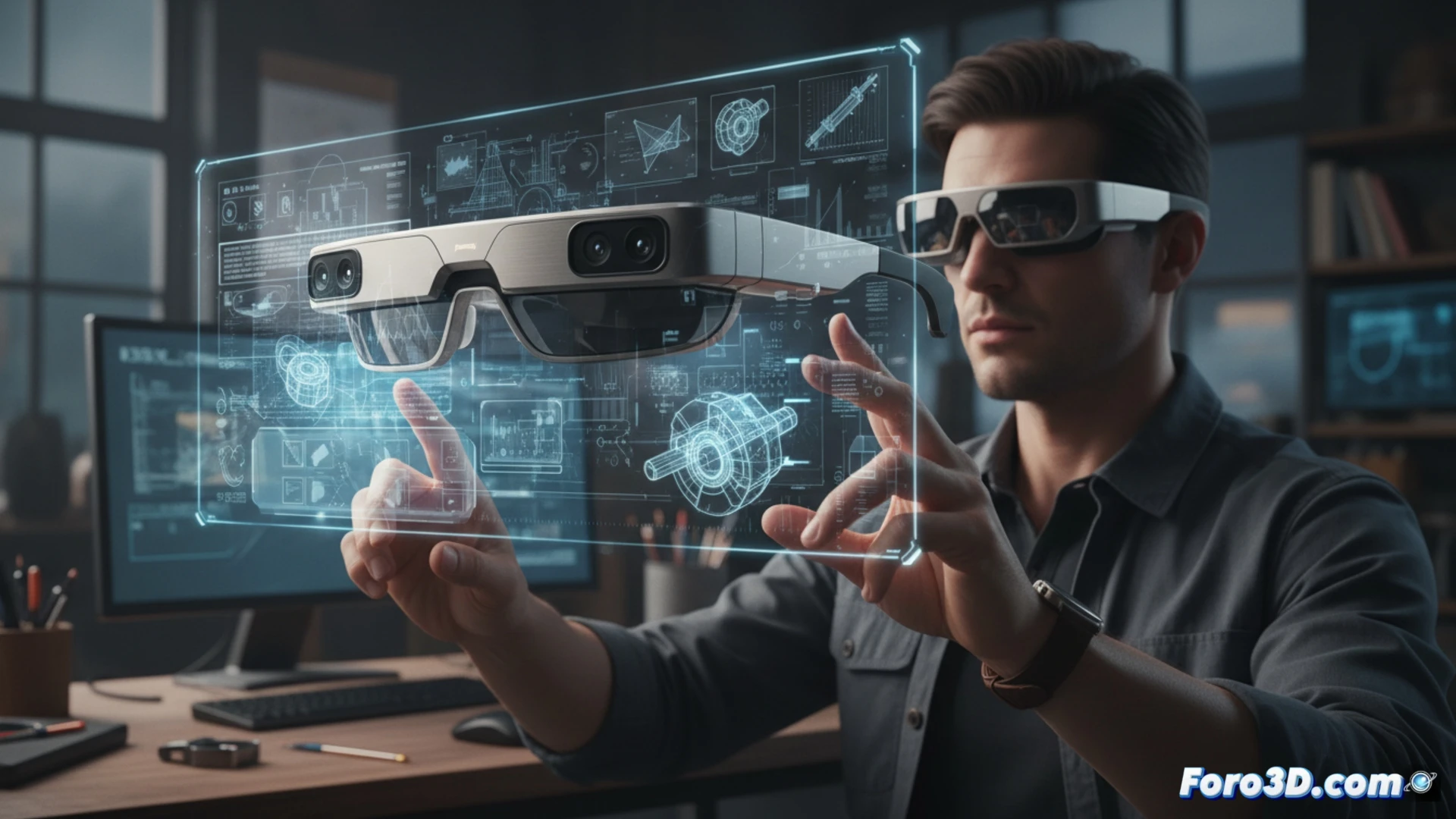 Xreal Air 2 Ultra gafas AR titanio con sensores espaciales duales y seguimiento 6DoF para profesionales